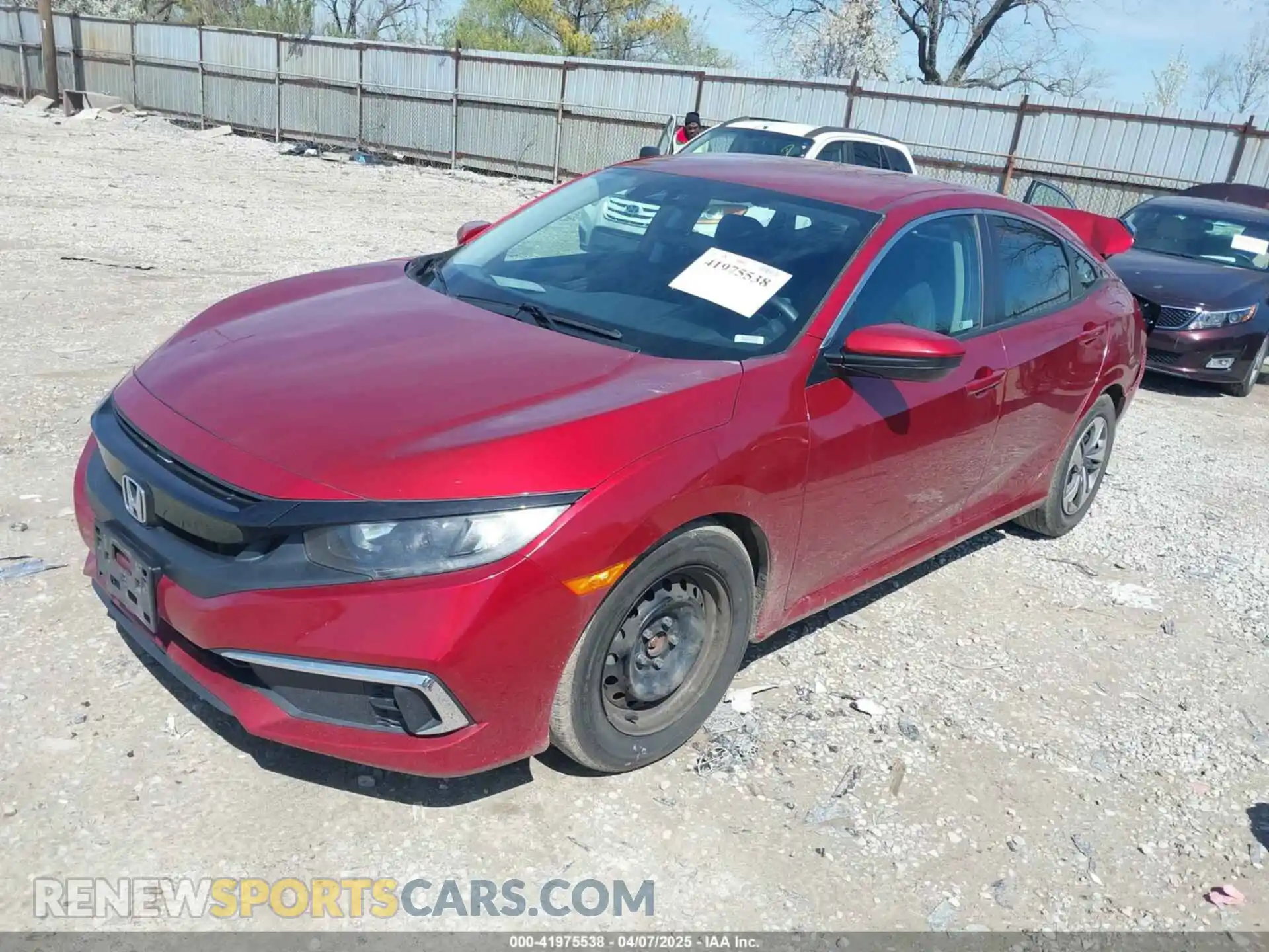 2 Photograph of a damaged car 2HGFC2F61KH516778 HONDA CIVIC 2019