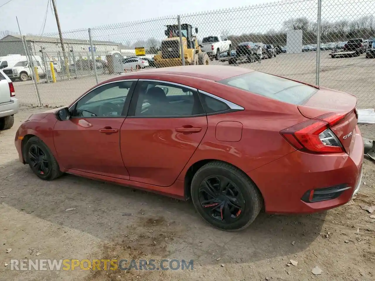 2 Photograph of a damaged car 2HGFC2F61KH536156 HONDA CIVIC 2019