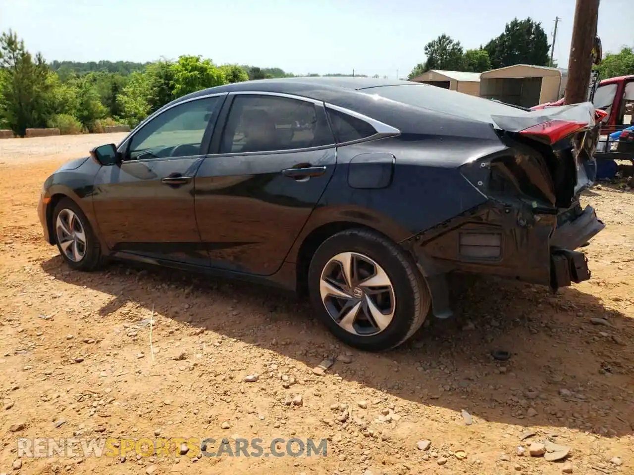 2 Photograph of a damaged car 2HGFC2F61KH554009 HONDA CIVIC 2019