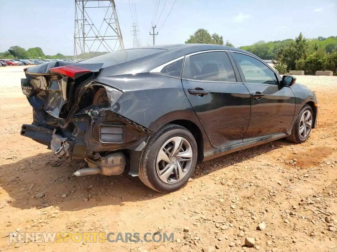 3 Photograph of a damaged car 2HGFC2F61KH554009 HONDA CIVIC 2019