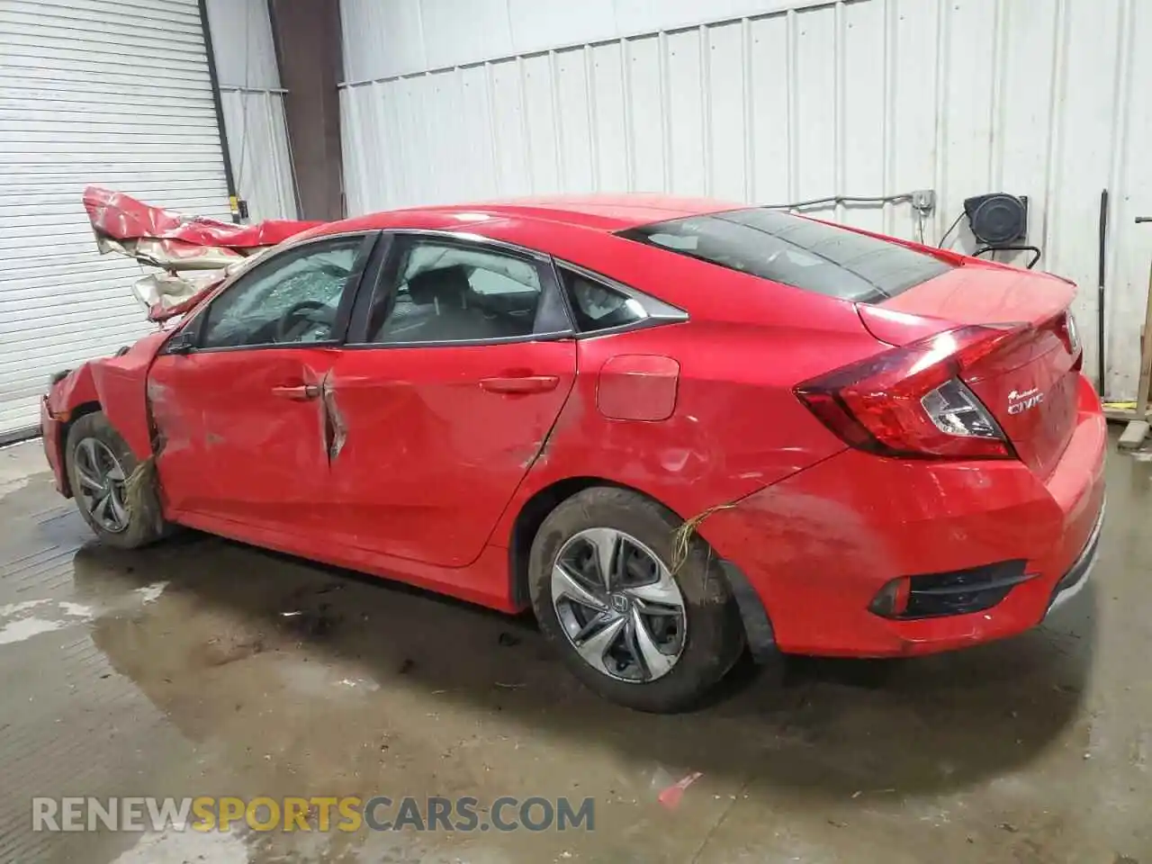 2 Photograph of a damaged car 2HGFC2F61KH555113 HONDA CIVIC 2019