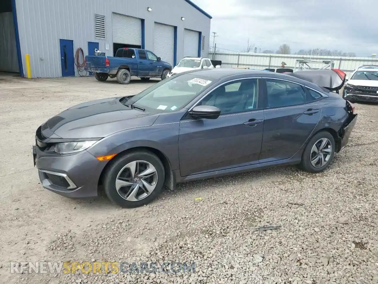 1 Photograph of a damaged car 2HGFC2F61KH558125 HONDA CIVIC 2019