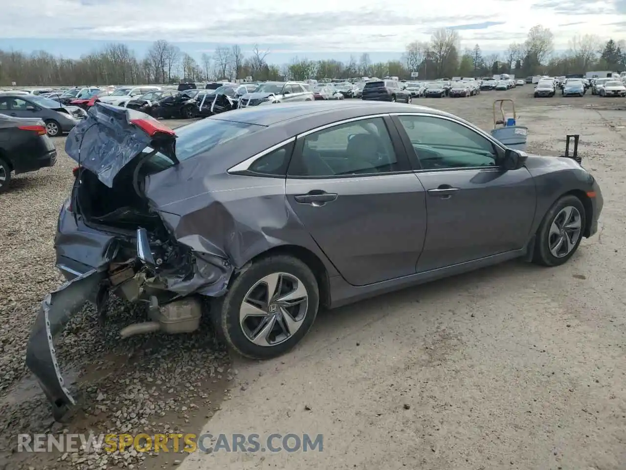 3 Photograph of a damaged car 2HGFC2F61KH558125 HONDA CIVIC 2019