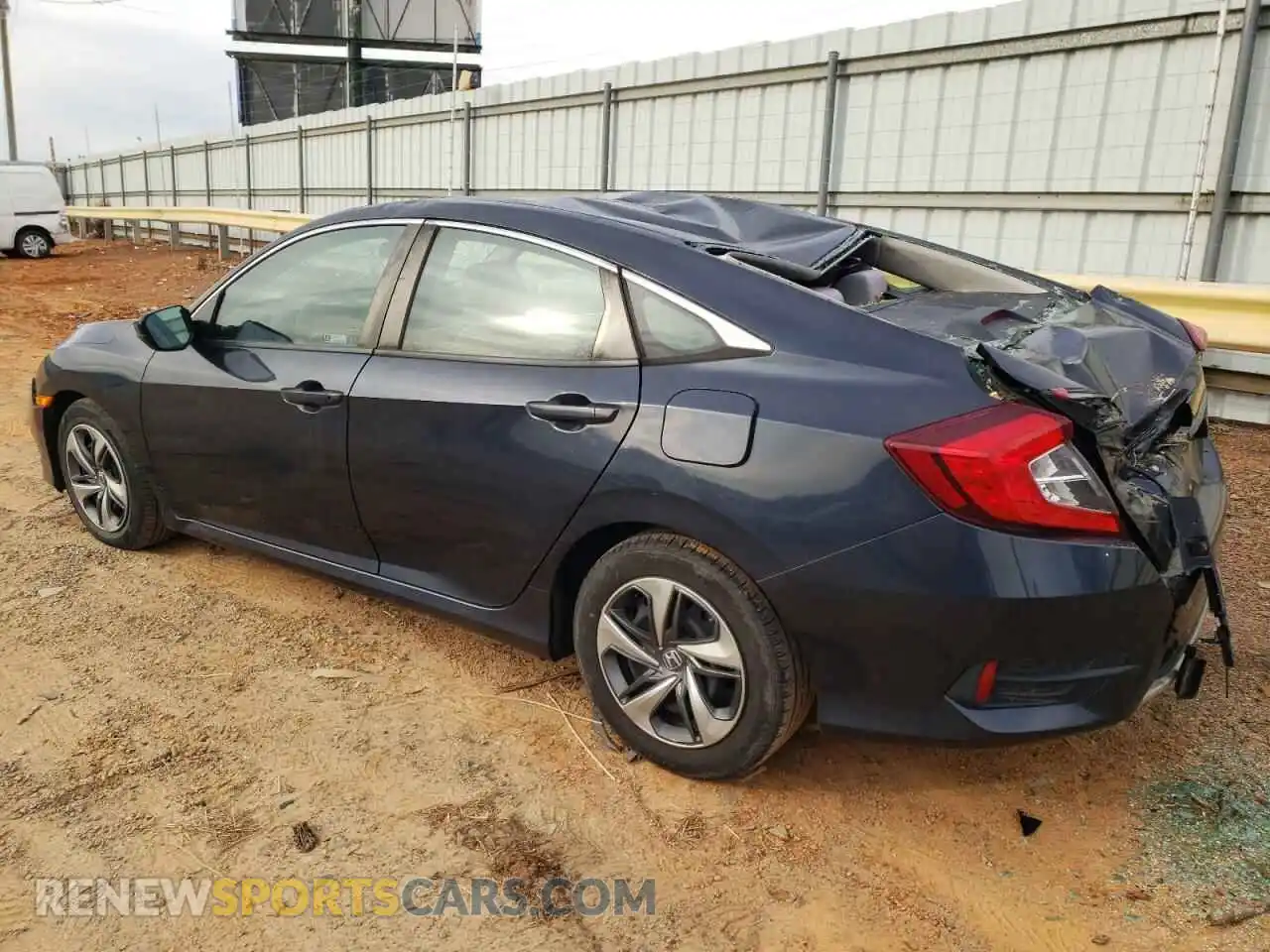 2 Photograph of a damaged car 2HGFC2F61KH564460 HONDA CIVIC 2019