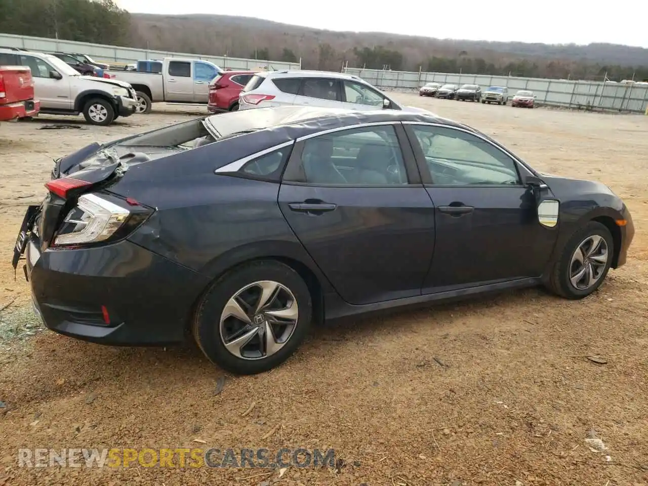 3 Photograph of a damaged car 2HGFC2F61KH564460 HONDA CIVIC 2019