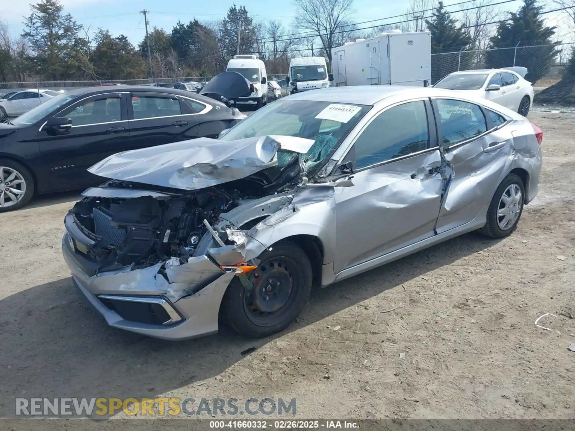2 Photograph of a damaged car 2HGFC2F61KH564927 HONDA CIVIC 2019