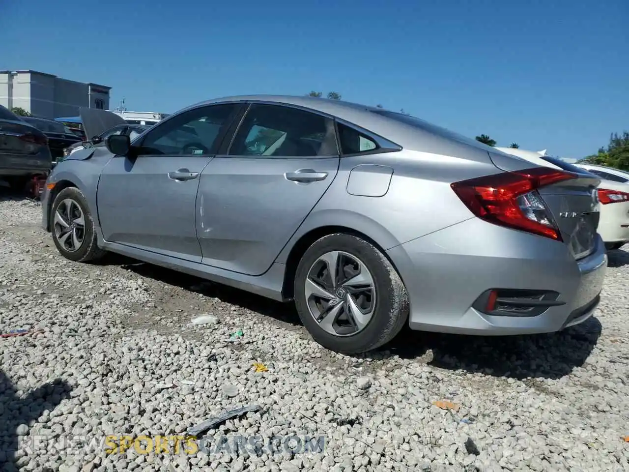 2 Photograph of a damaged car 2HGFC2F61KH583199 HONDA CIVIC 2019