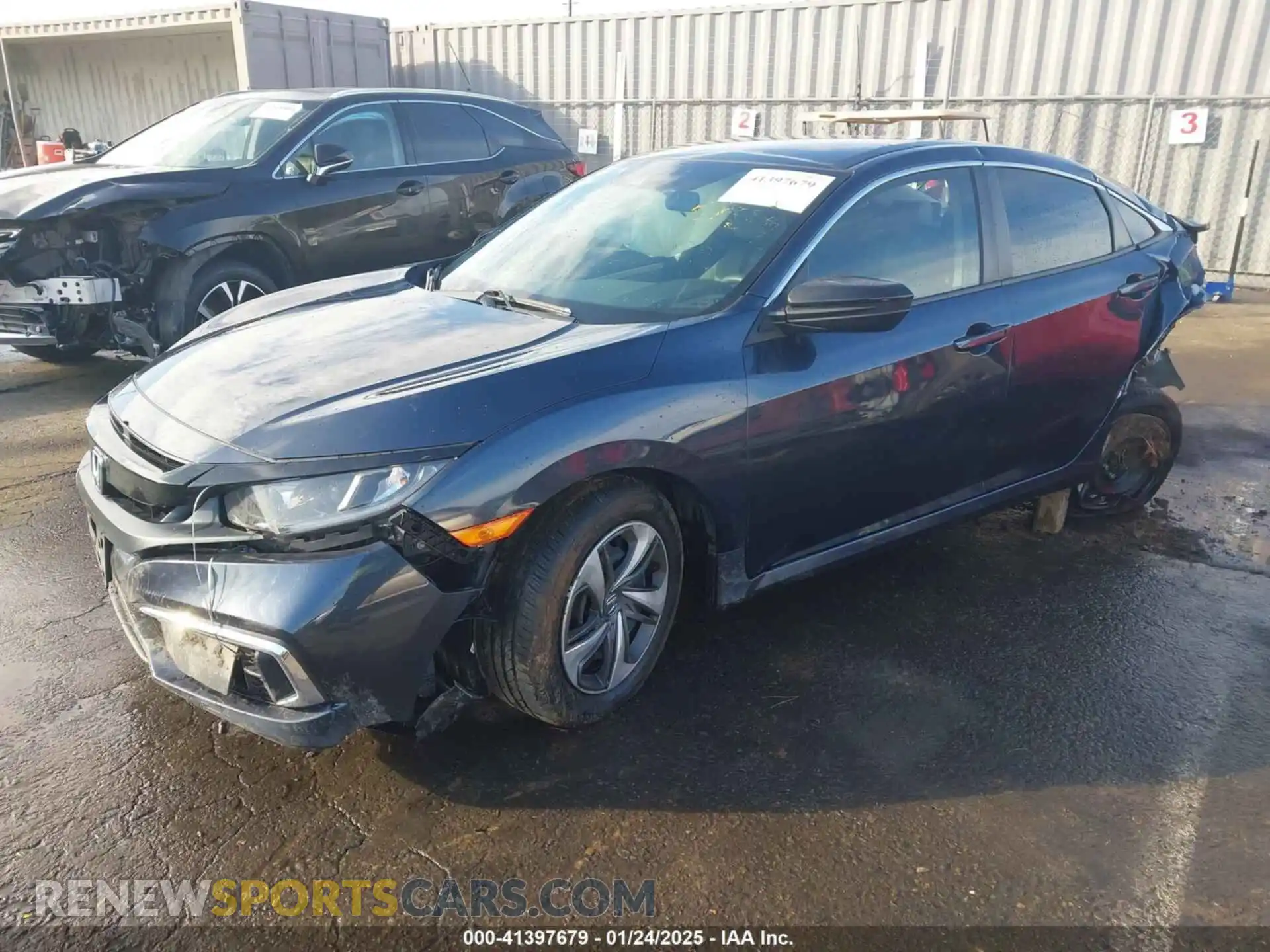 2 Photograph of a damaged car 2HGFC2F61KH591903 HONDA CIVIC 2019