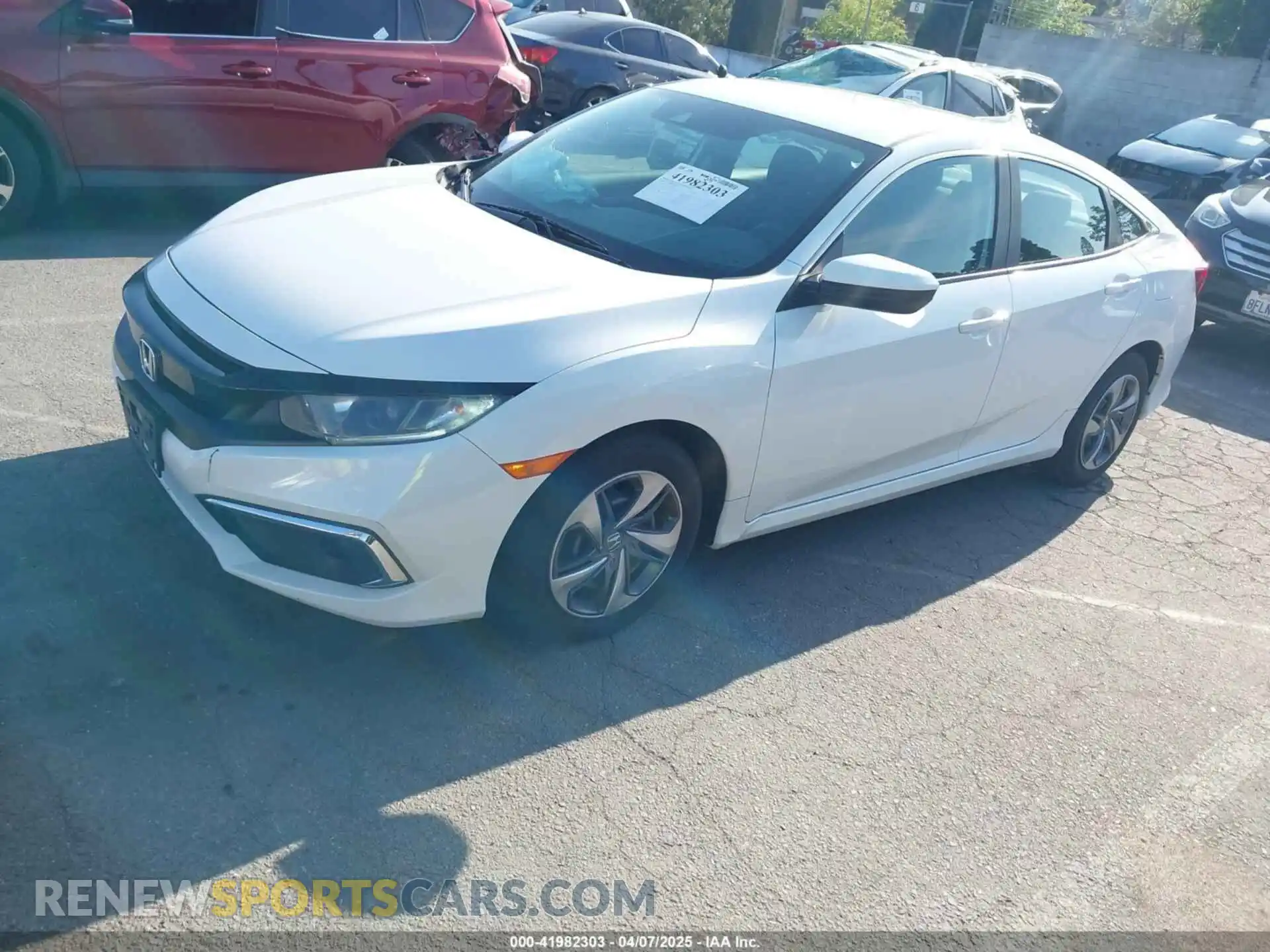2 Photograph of a damaged car 2HGFC2F62KH505921 HONDA CIVIC 2019
