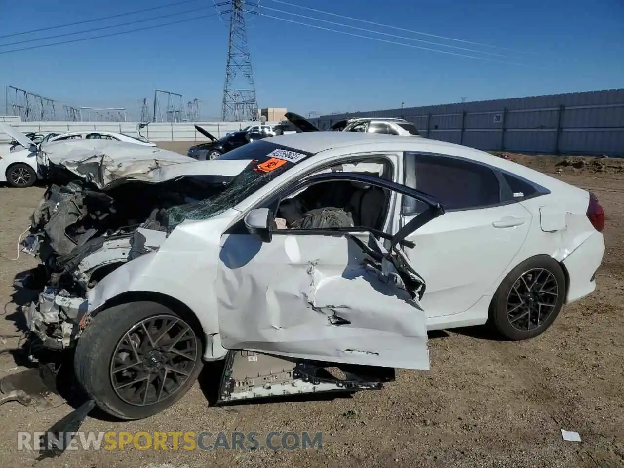1 Photograph of a damaged car 2HGFC2F62KH506552 HONDA CIVIC 2019