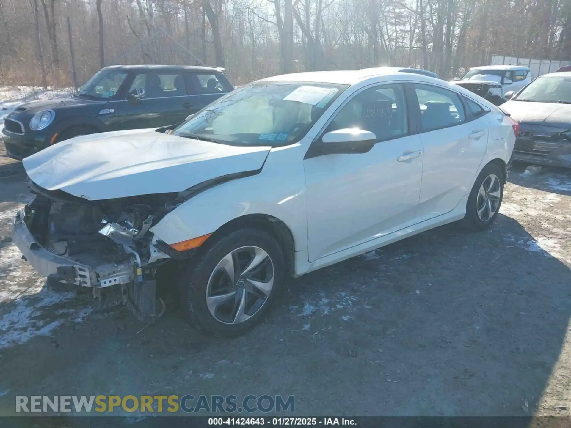 2 Photograph of a damaged car 2HGFC2F62KH513727 HONDA CIVIC 2019