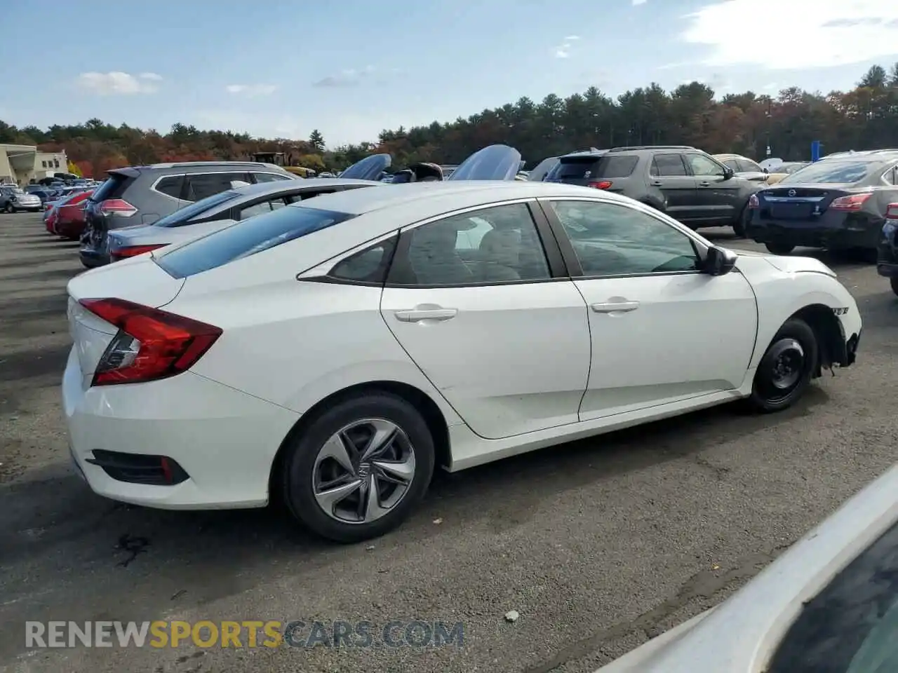 3 Photograph of a damaged car 2HGFC2F62KH525845 HONDA CIVIC 2019