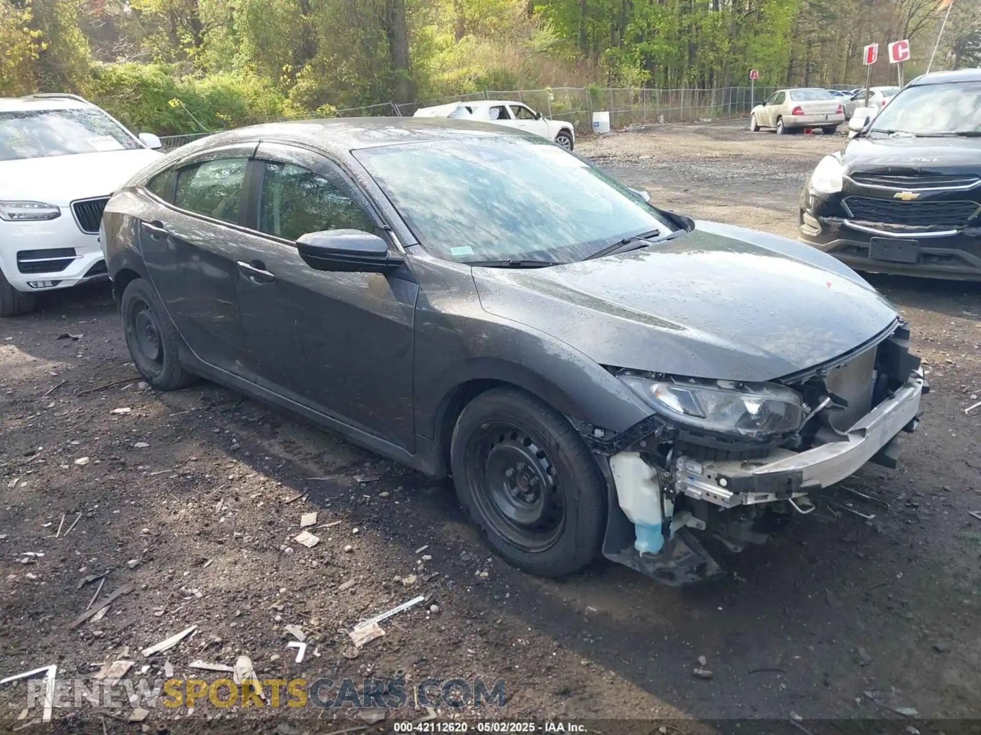 1 Photograph of a damaged car 2HGFC2F62KH558599 HONDA CIVIC 2019