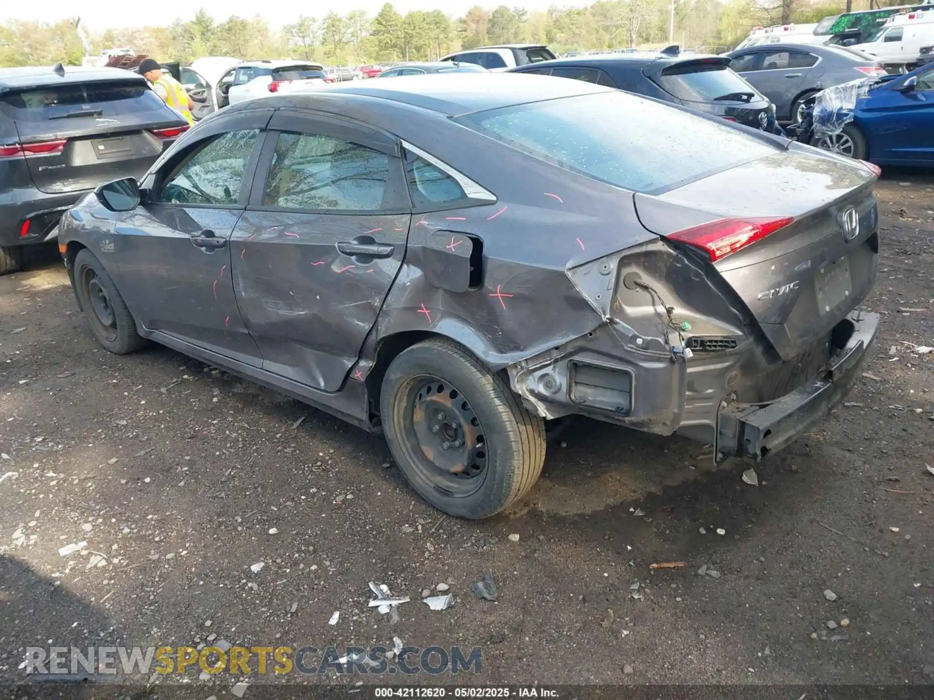 3 Photograph of a damaged car 2HGFC2F62KH558599 HONDA CIVIC 2019