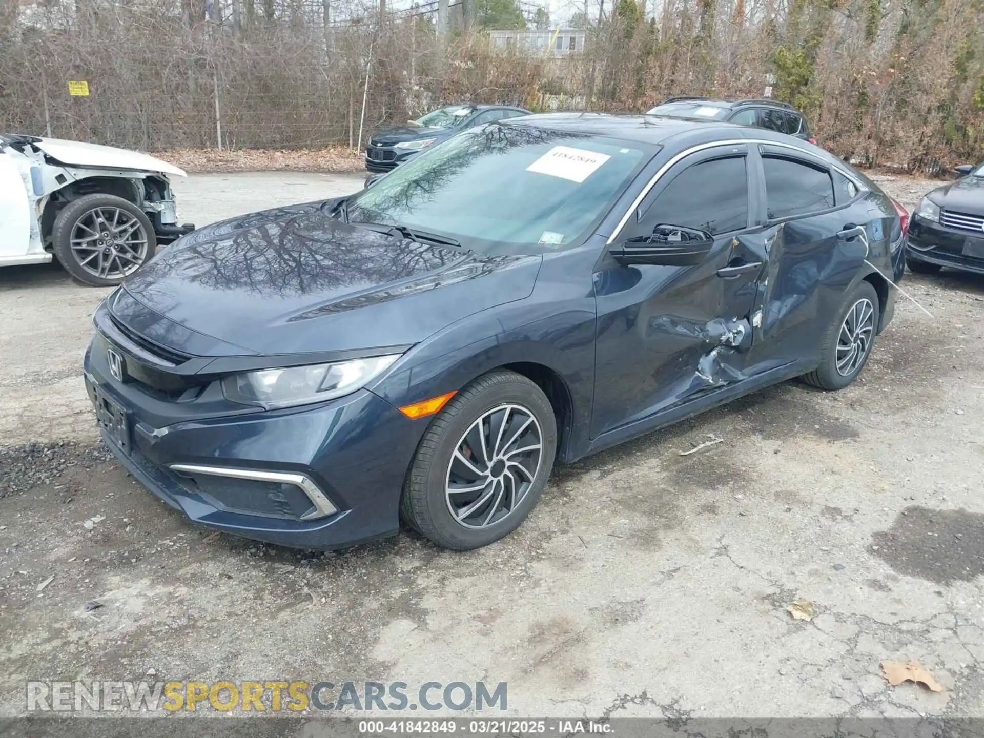 2 Photograph of a damaged car 2HGFC2F62KH584345 HONDA CIVIC 2019