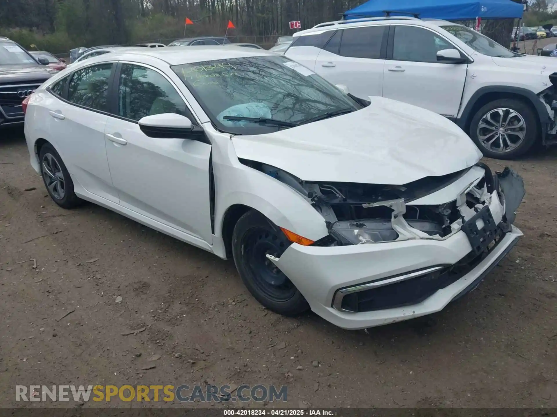 1 Photograph of a damaged car 2HGFC2F62KH604447 HONDA CIVIC 2019