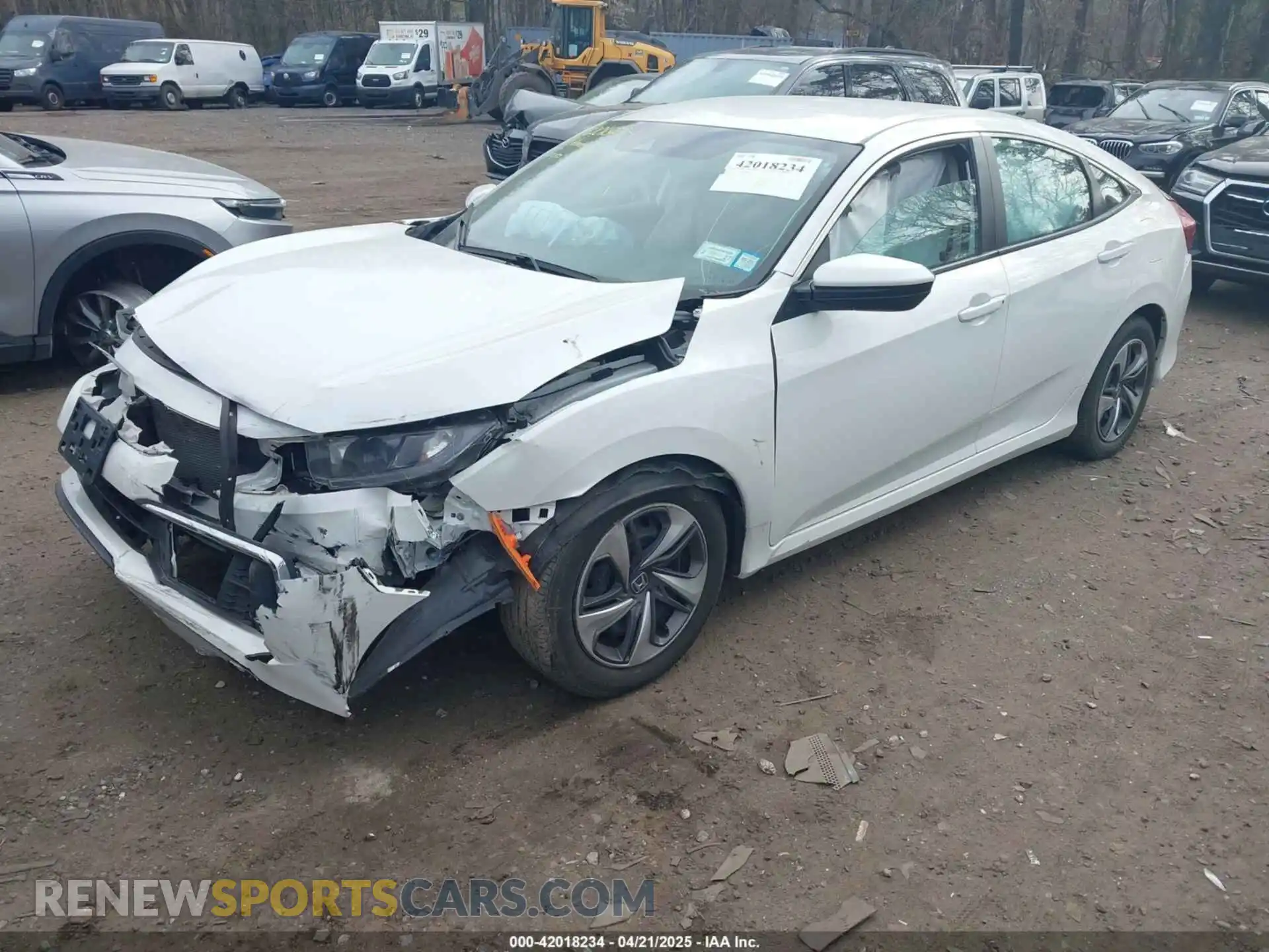 2 Photograph of a damaged car 2HGFC2F62KH604447 HONDA CIVIC 2019