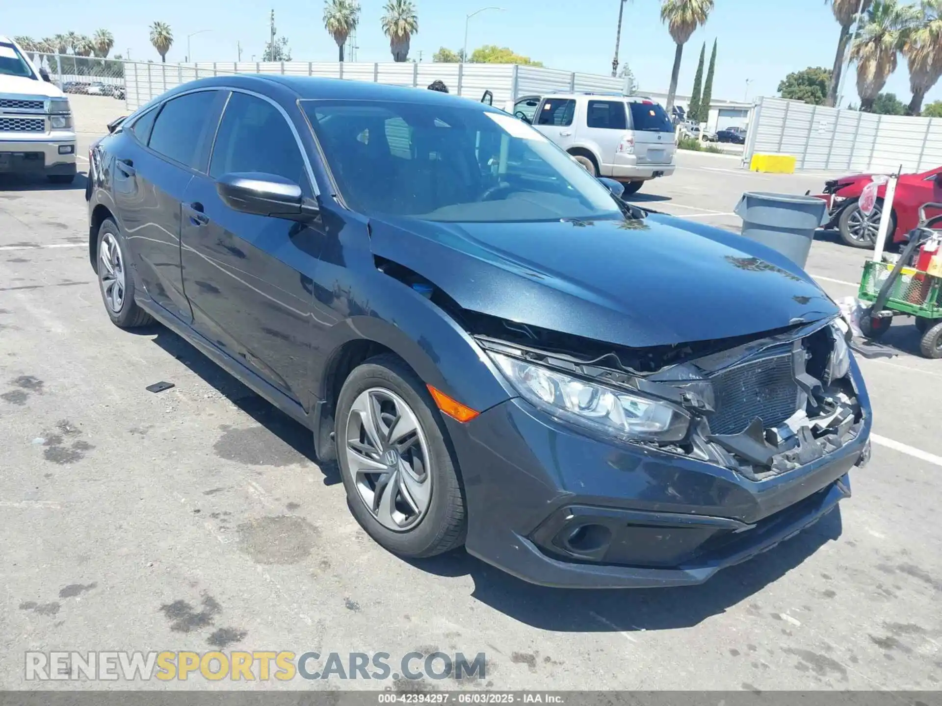 1 Photograph of a damaged car 2HGFC2F64KH502003 HONDA CIVIC 2019