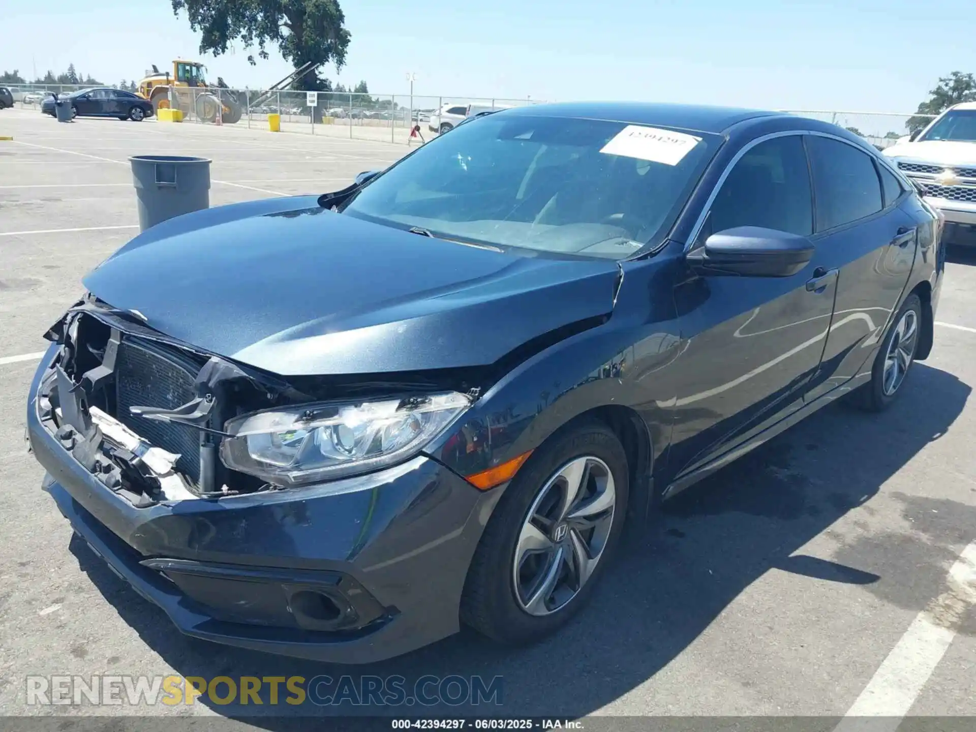 2 Photograph of a damaged car 2HGFC2F64KH502003 HONDA CIVIC 2019