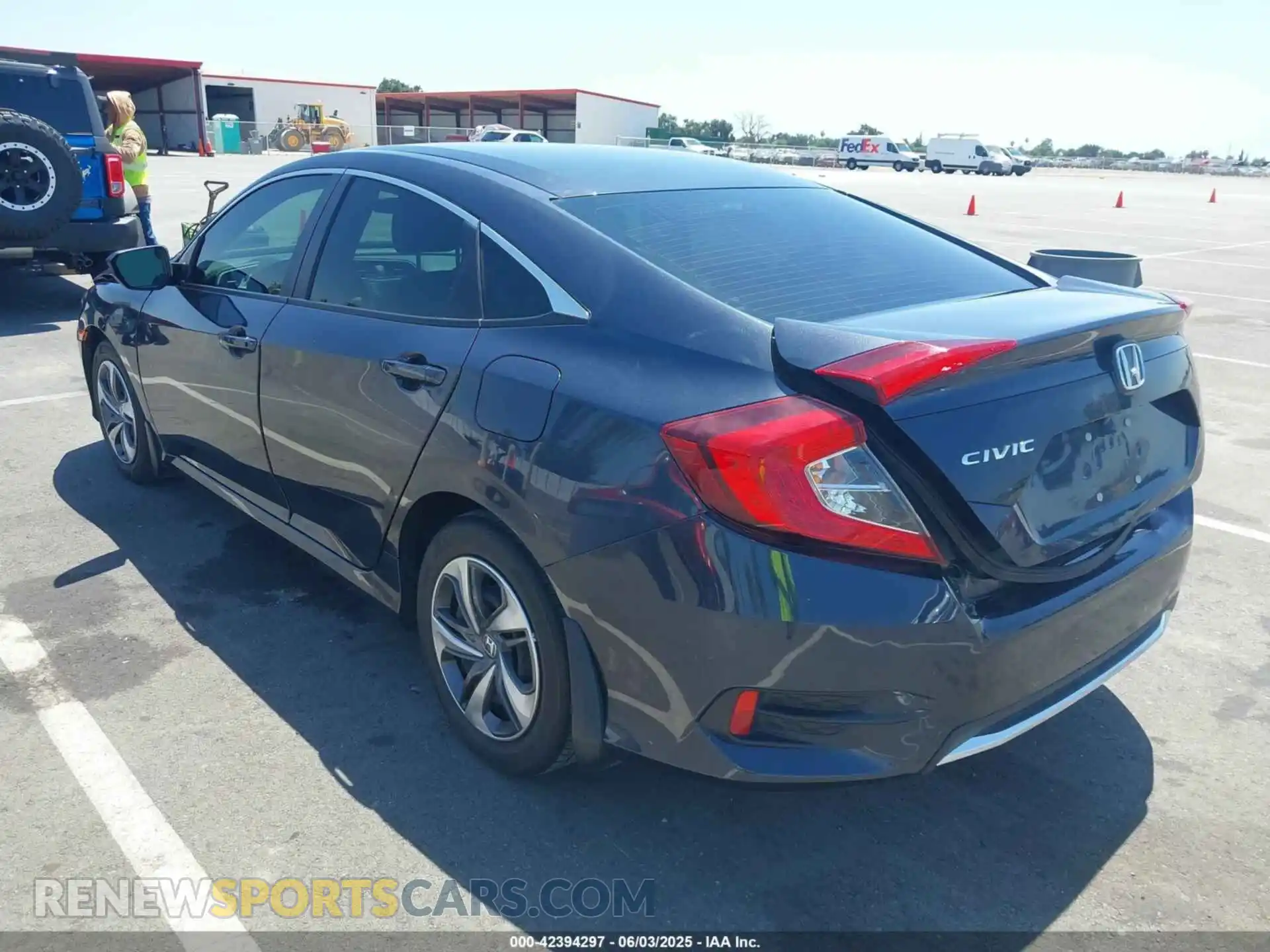 3 Photograph of a damaged car 2HGFC2F64KH502003 HONDA CIVIC 2019