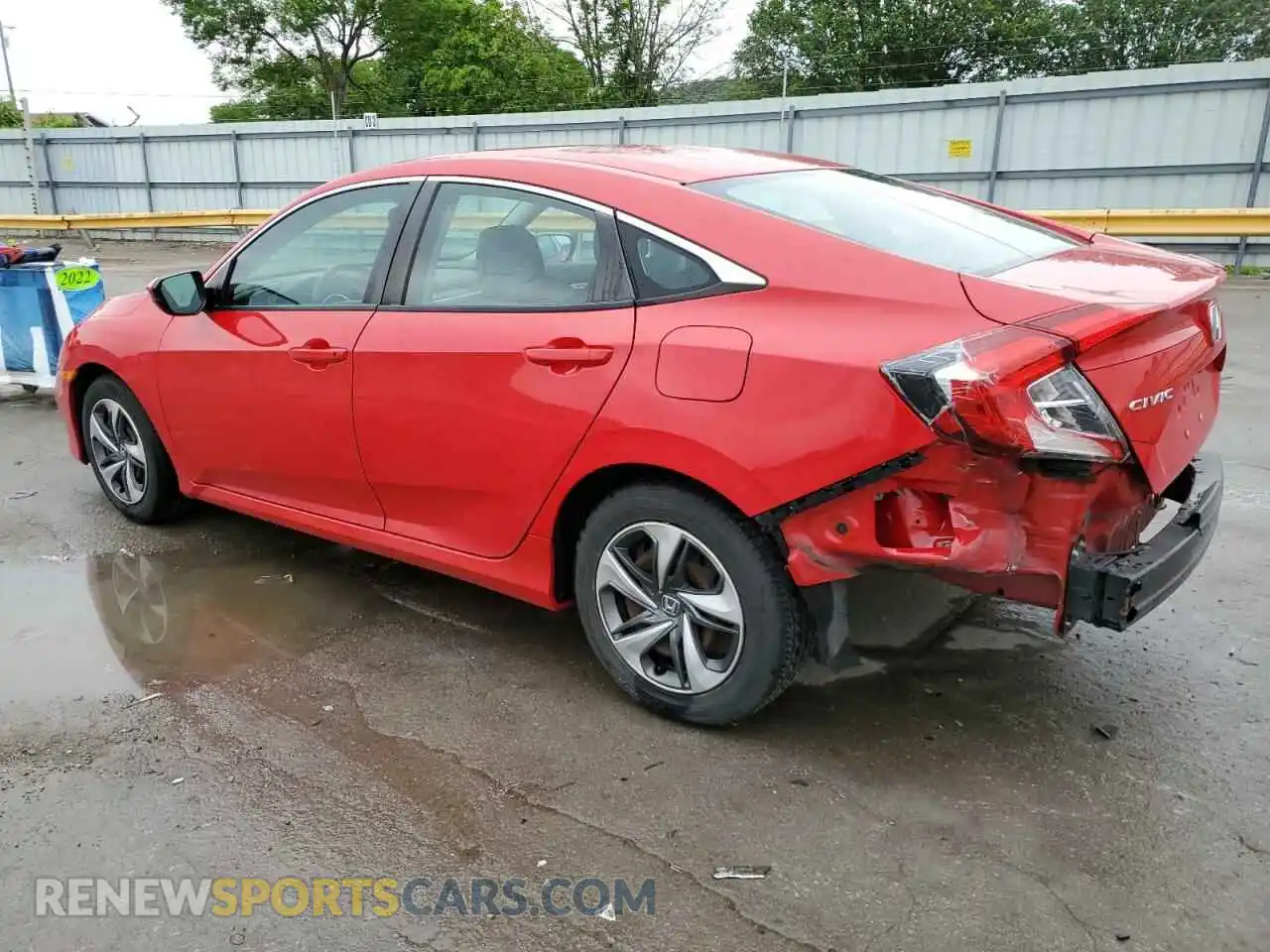 2 Photograph of a damaged car 2HGFC2F64KH512188 HONDA CIVIC 2019
