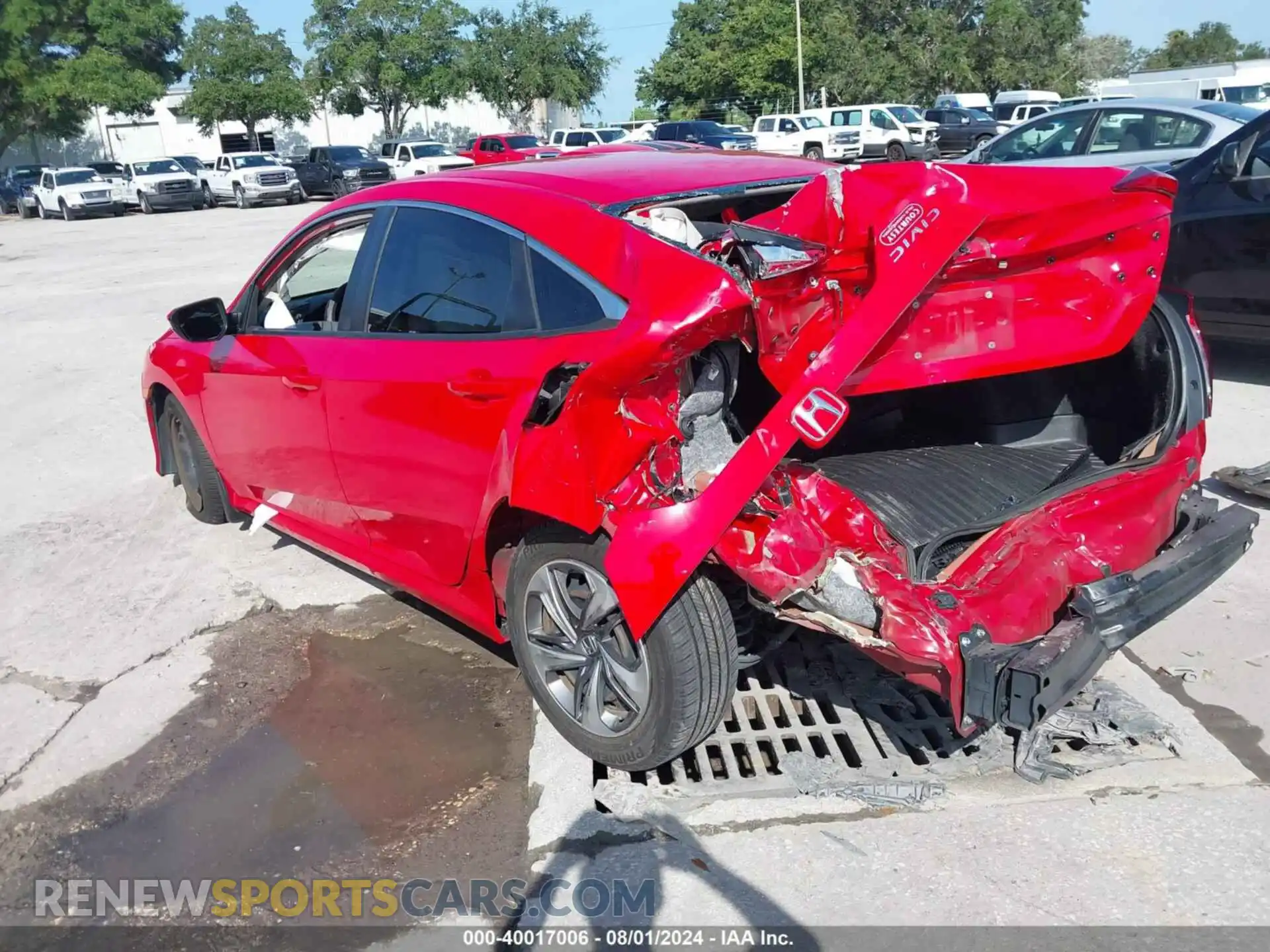 3 Photograph of a damaged car 2HGFC2F64KH512983 HONDA CIVIC 2019