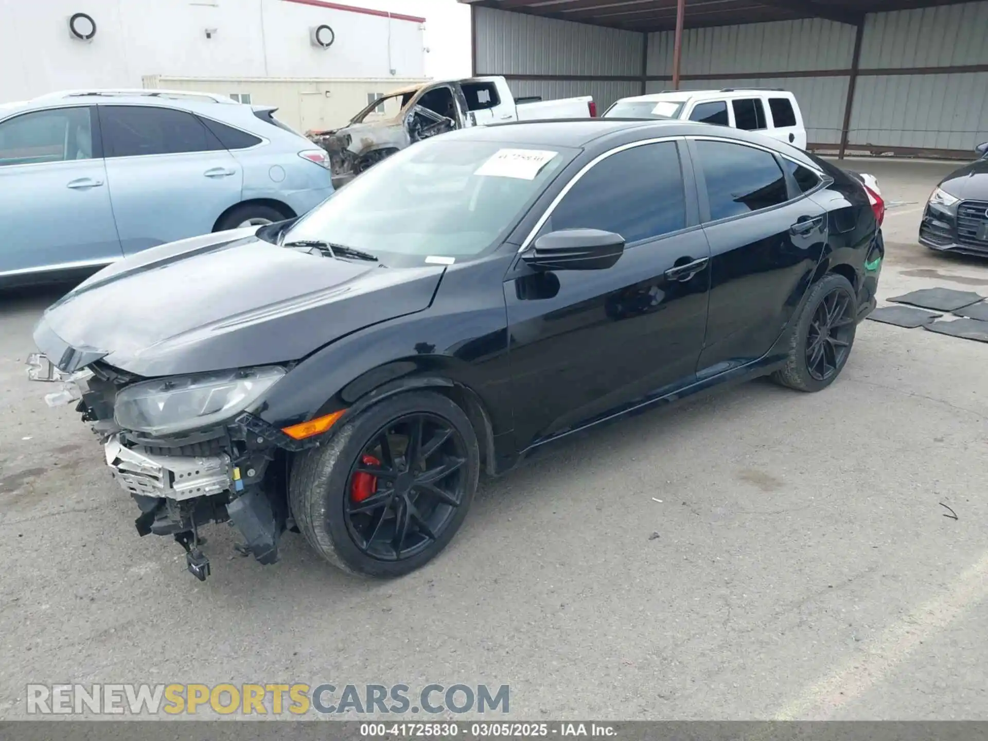 2 fotografías del automóvil dañado 2HGFC2F65KH520171 HONDA CIVIC 2019