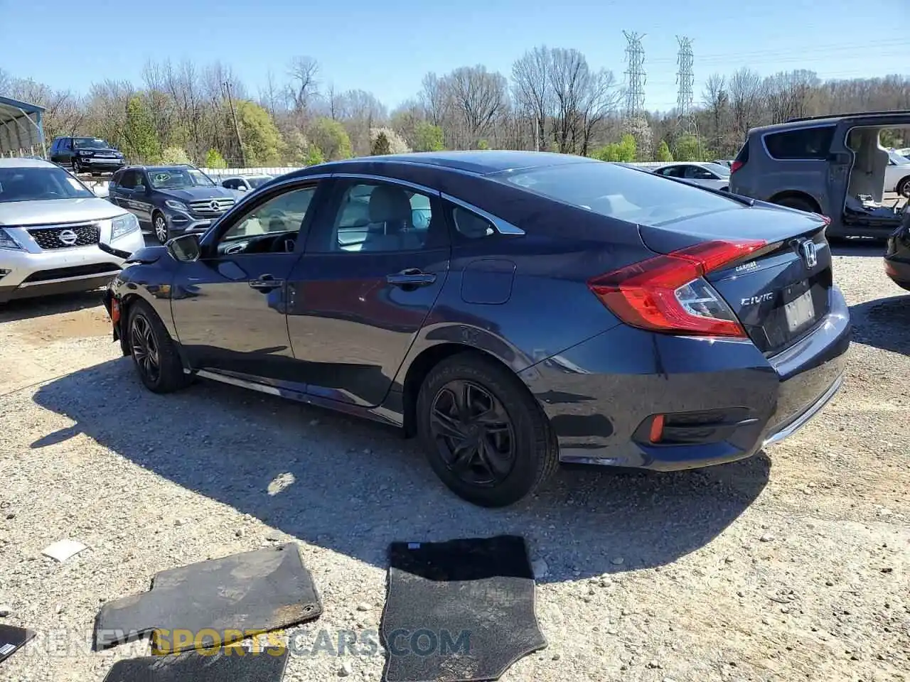 2 Photograph of a damaged car 2HGFC2F65KH525466 HONDA CIVIC 2019