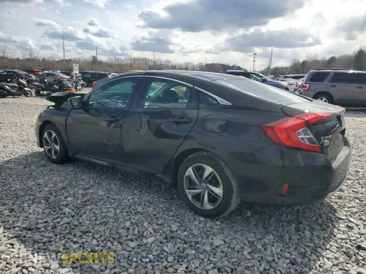2 Photograph of a damaged car 2HGFC2F65KH538508 HONDA CIVIC 2019