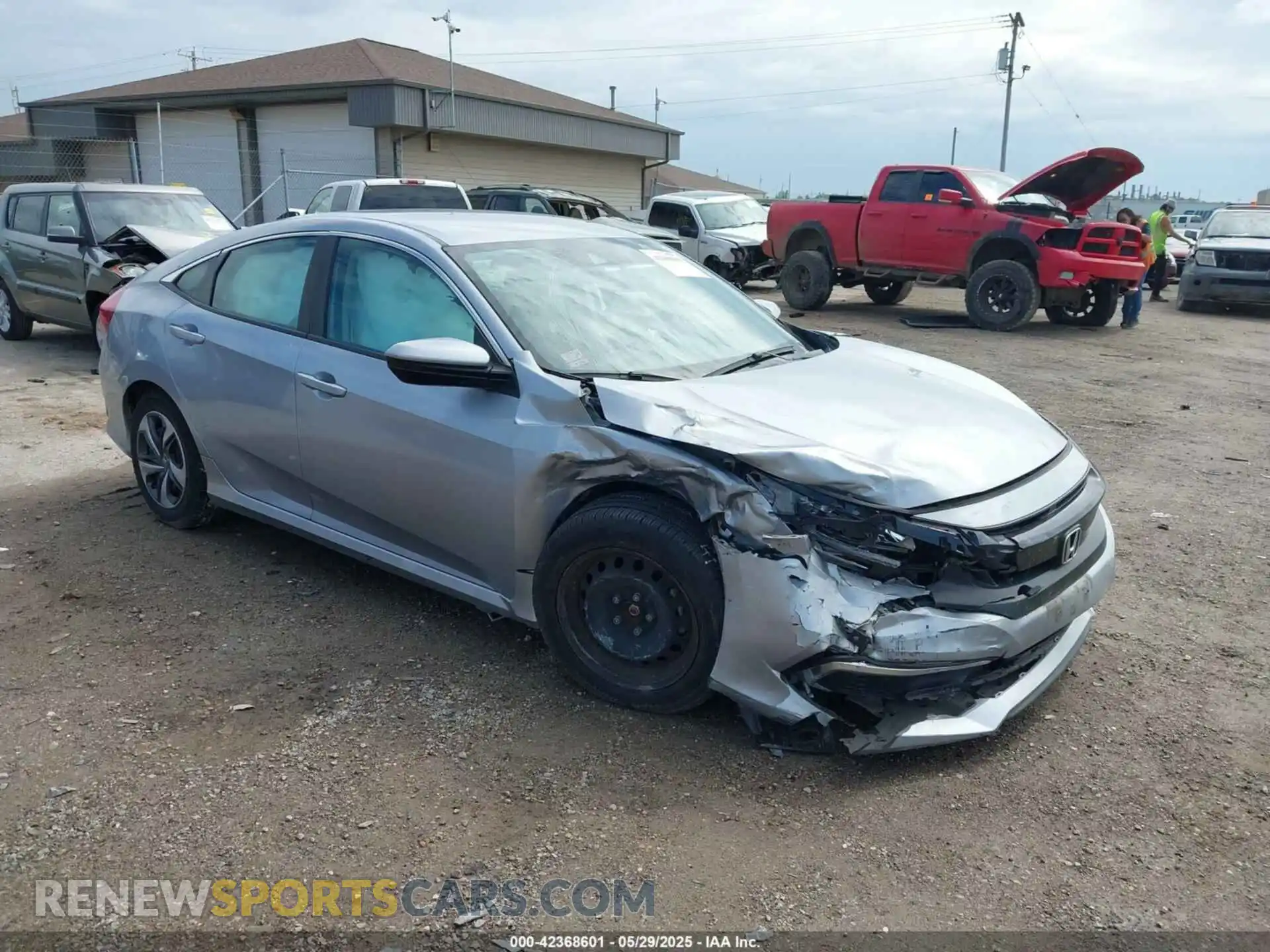 1 Photograph of a damaged car 2HGFC2F65KH546723 HONDA CIVIC 2019
