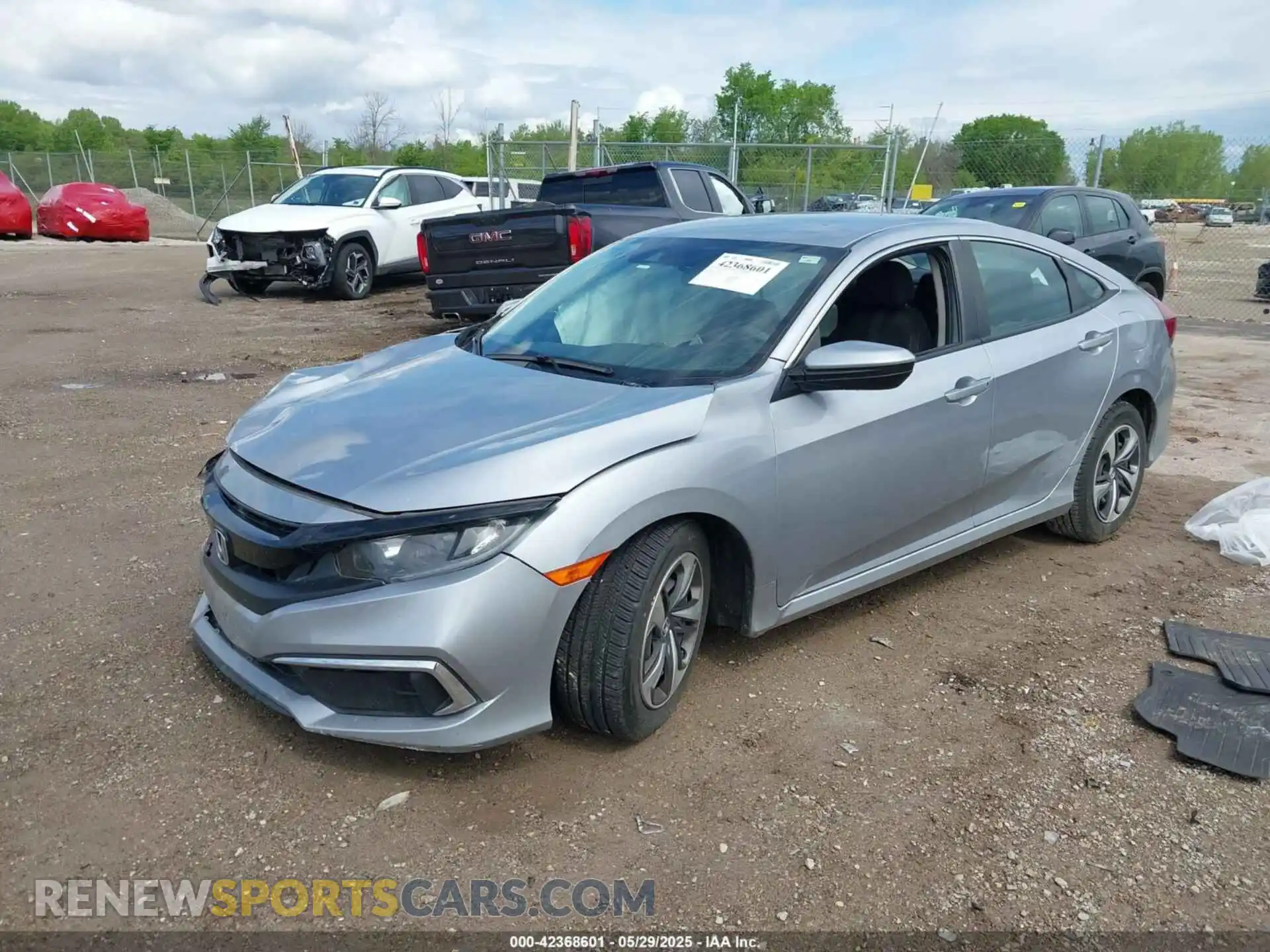 2 Photograph of a damaged car 2HGFC2F65KH546723 HONDA CIVIC 2019
