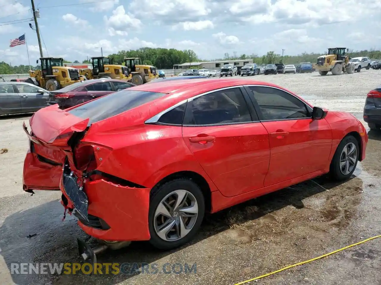 3 Photograph of a damaged car 2HGFC2F65KH578149 HONDA CIVIC 2019