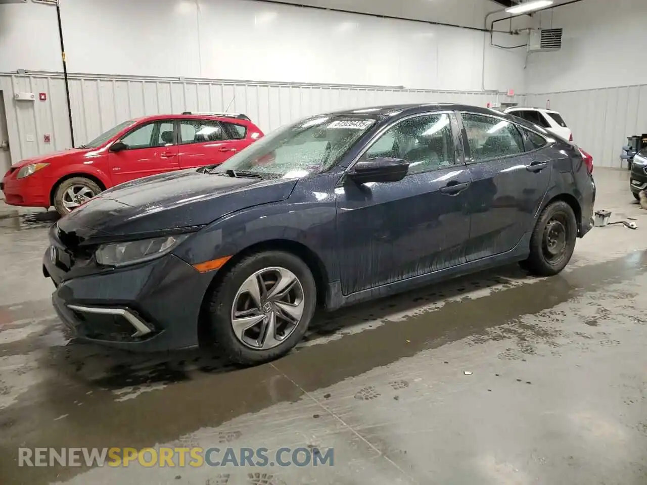 1 Photograph of a damaged car 2HGFC2F65KH583710 HONDA CIVIC 2019