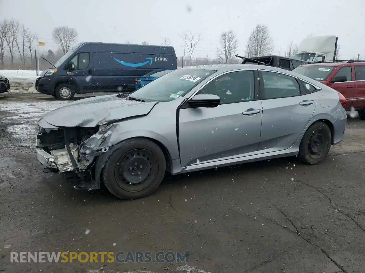 1 Photograph of a damaged car 2HGFC2F65KH604930 HONDA CIVIC 2019