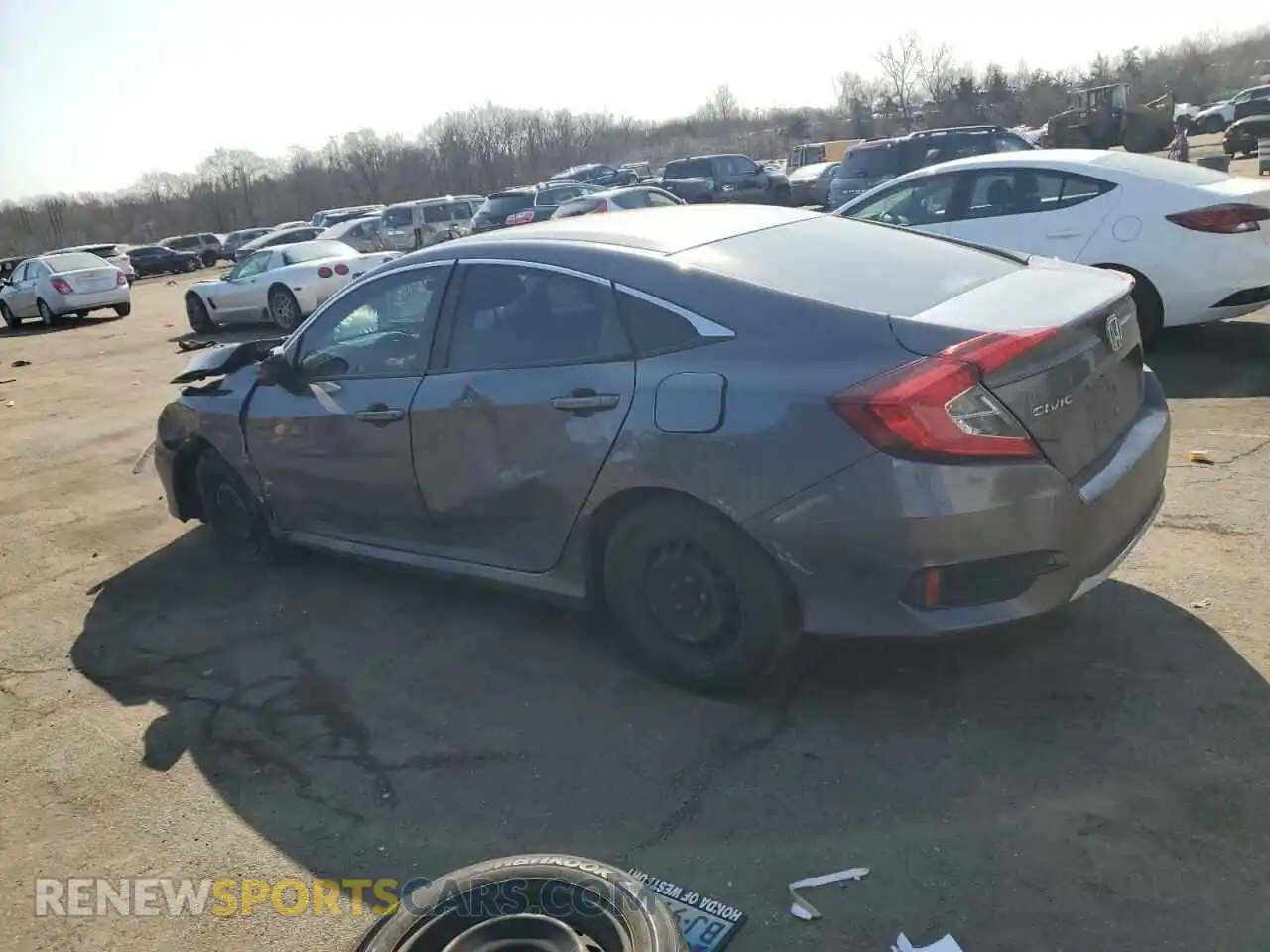 2 Photograph of a damaged car 2HGFC2F66KH541403 HONDA CIVIC 2019