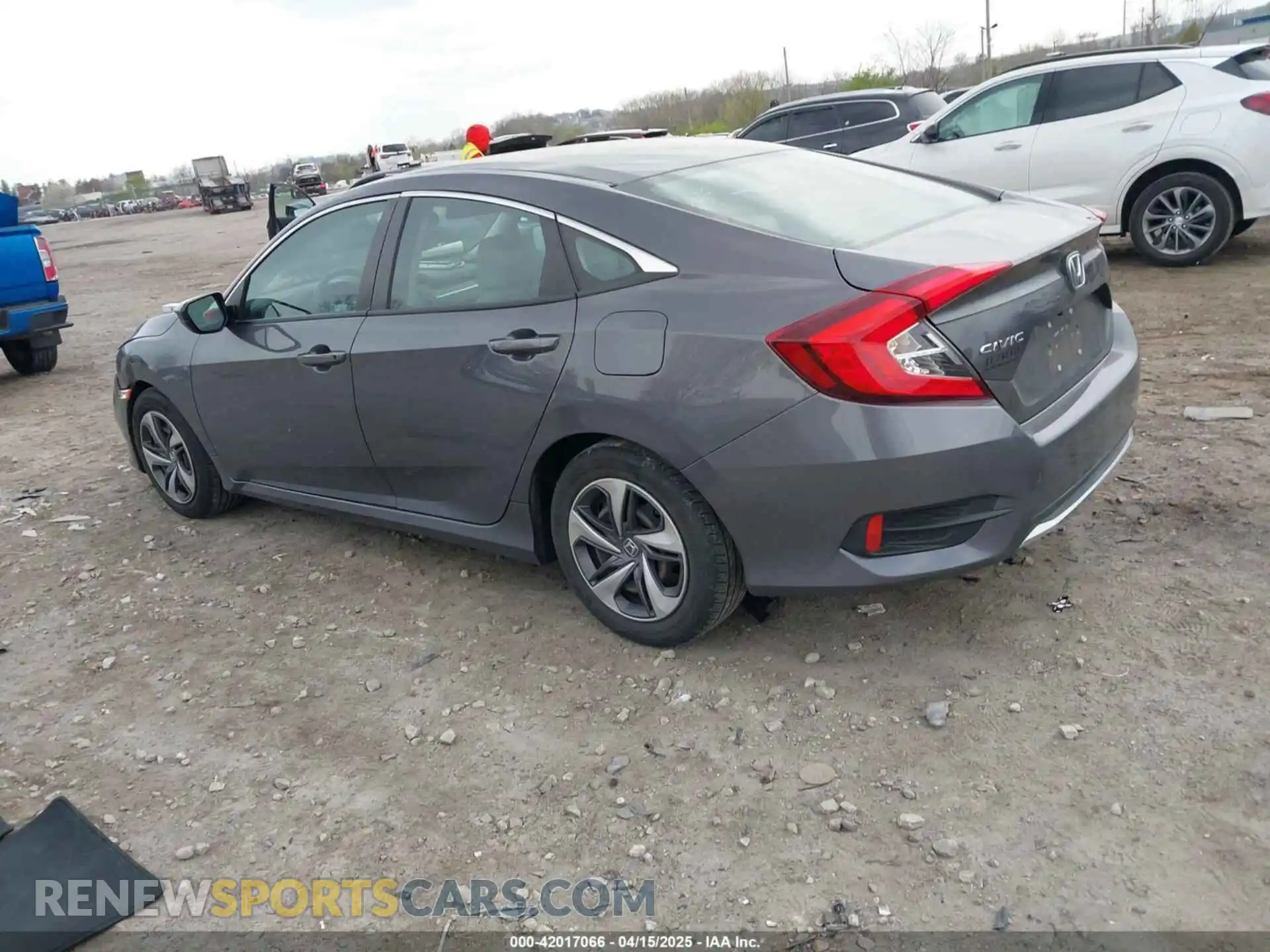 3 Photograph of a damaged car 2HGFC2F66KH595946 HONDA CIVIC 2019