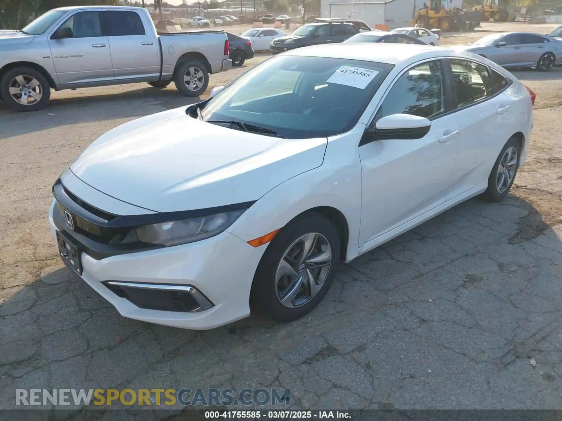 2 Photograph of a damaged car 2HGFC2F67KH506515 HONDA CIVIC 2019