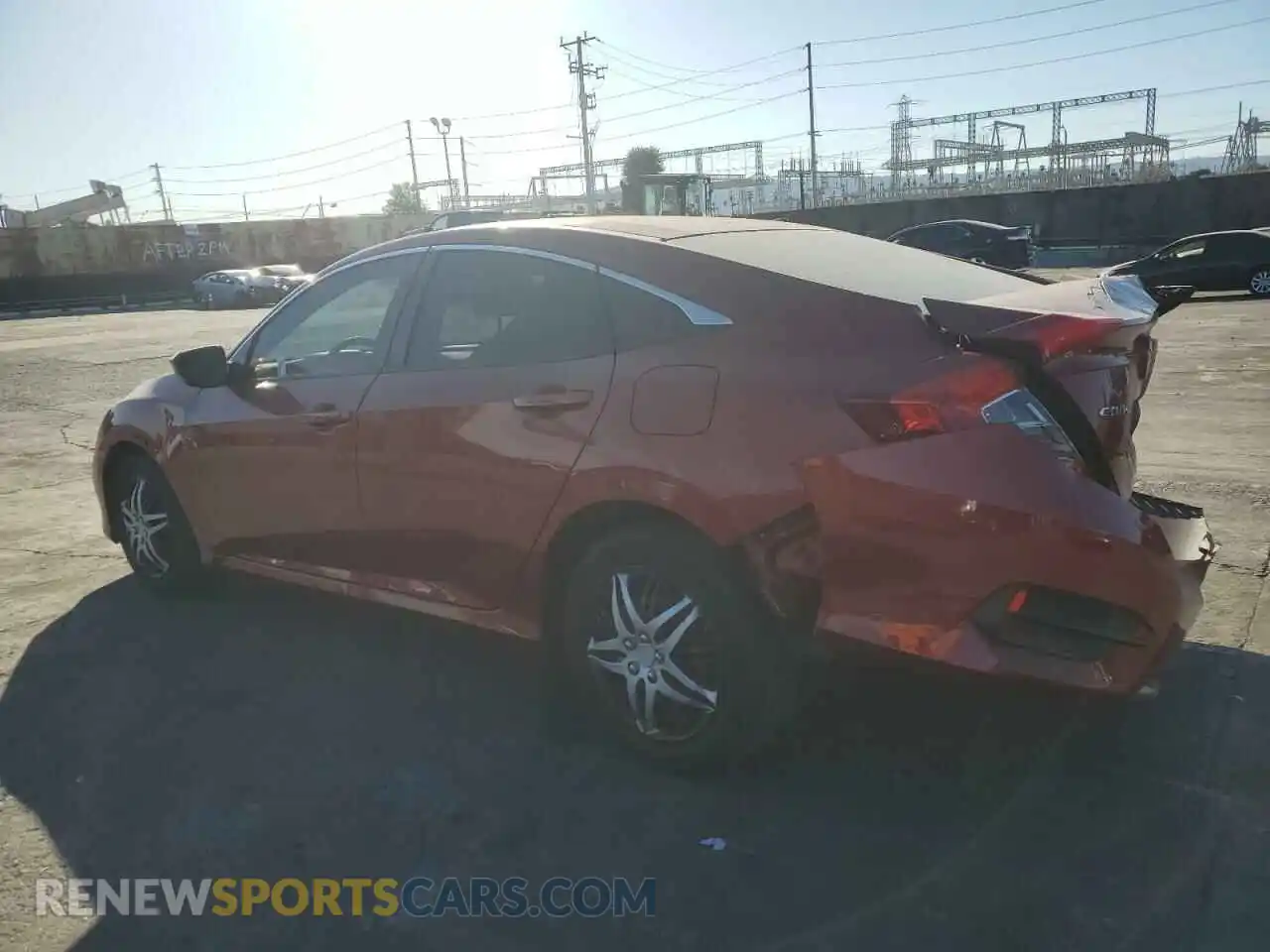 2 Photograph of a damaged car 2HGFC2F67KH539725 HONDA CIVIC 2019