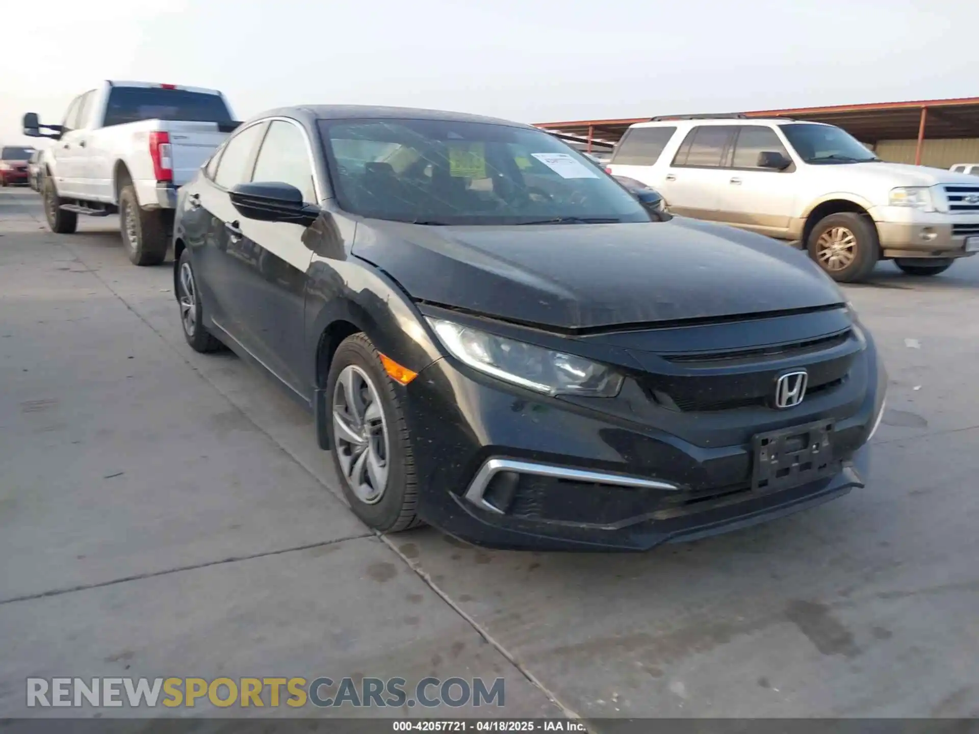 1 Photograph of a damaged car 2HGFC2F67KH552880 HONDA CIVIC 2019