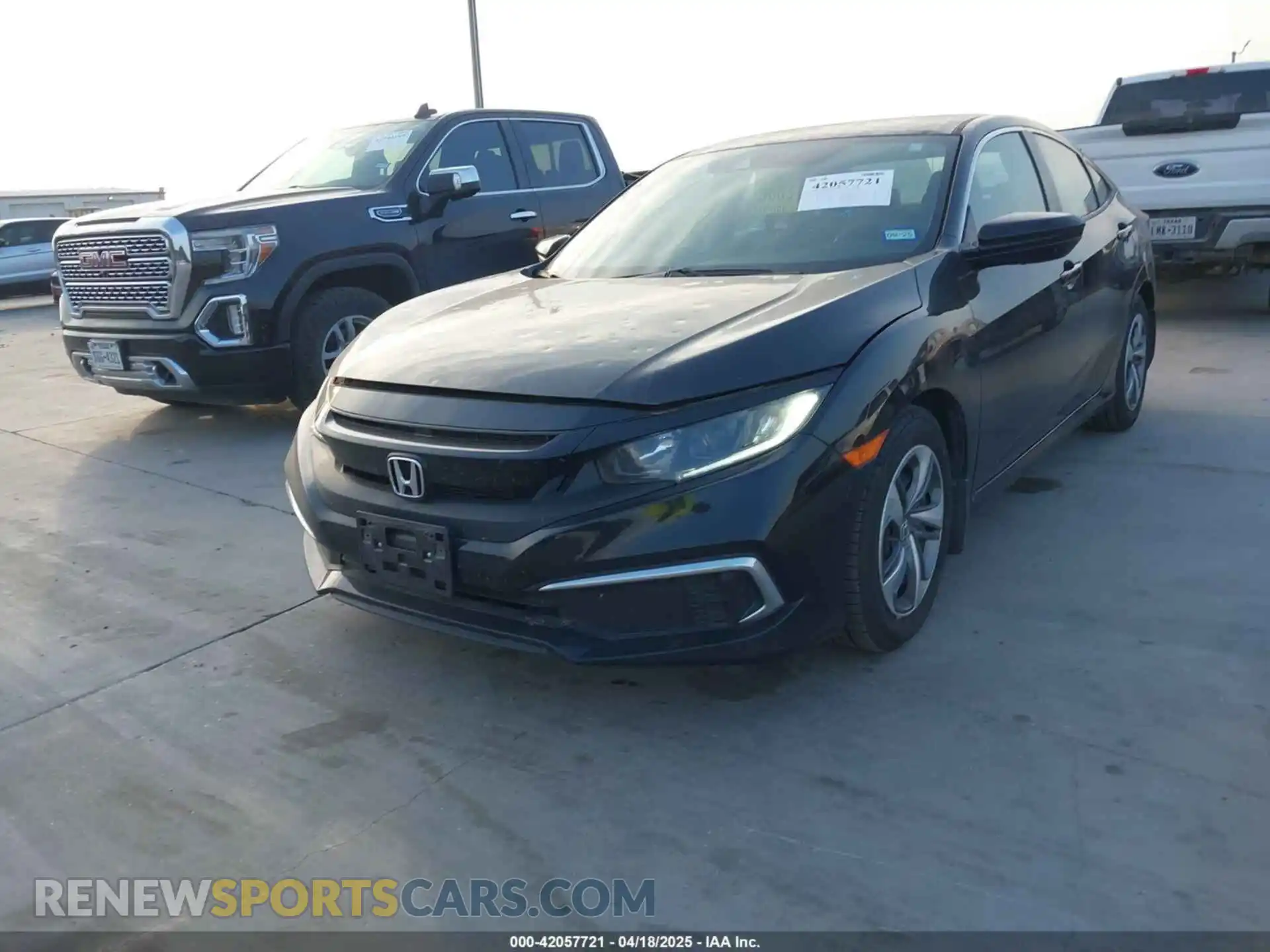 2 Photograph of a damaged car 2HGFC2F67KH552880 HONDA CIVIC 2019