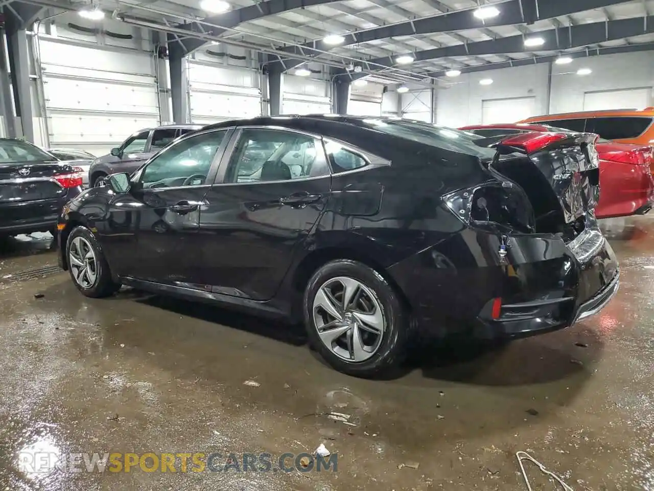 2 Photograph of a damaged car 2HGFC2F67KH555732 HONDA CIVIC 2019