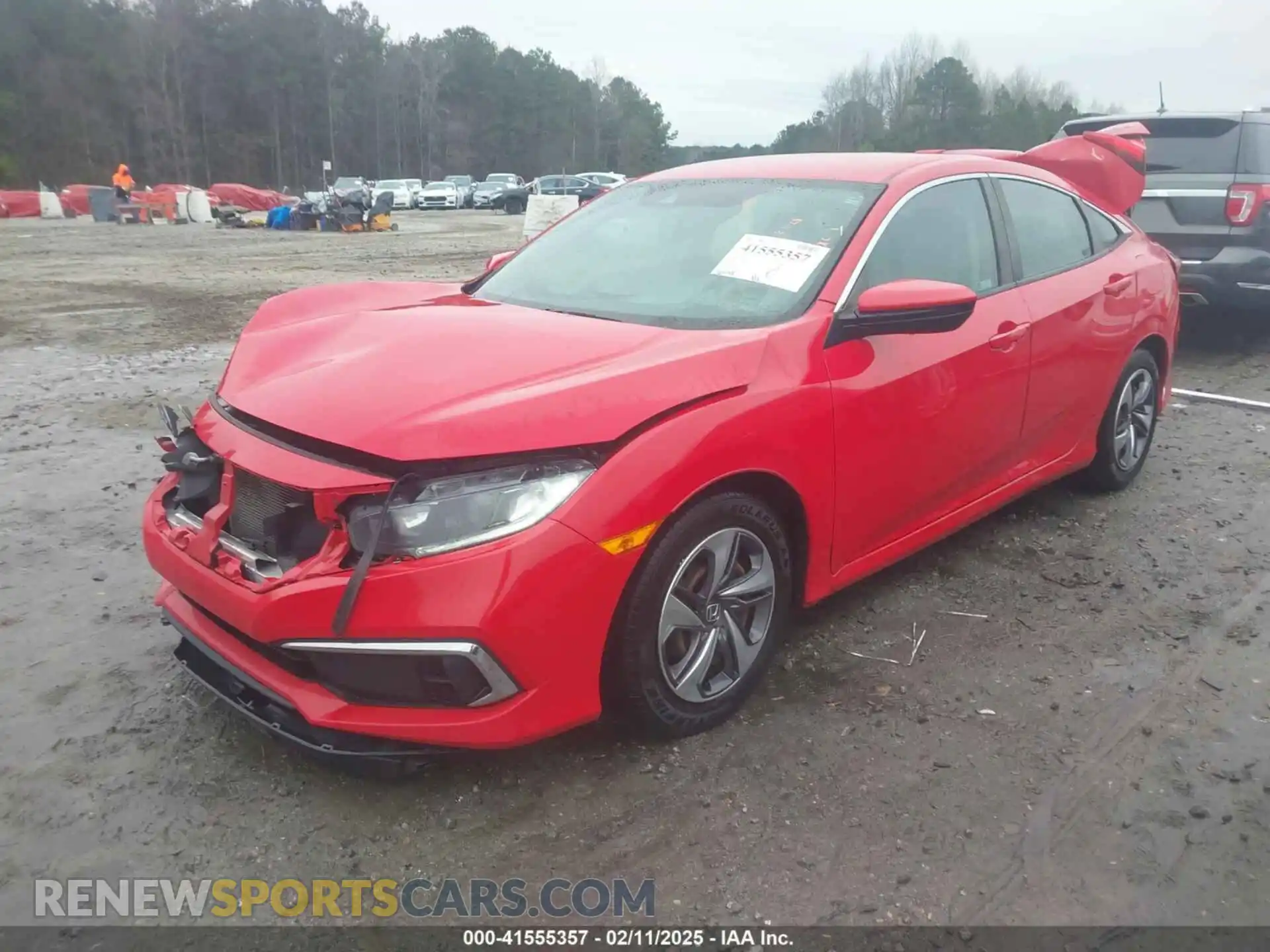2 Photograph of a damaged car 2HGFC2F67KH593591 HONDA CIVIC 2019