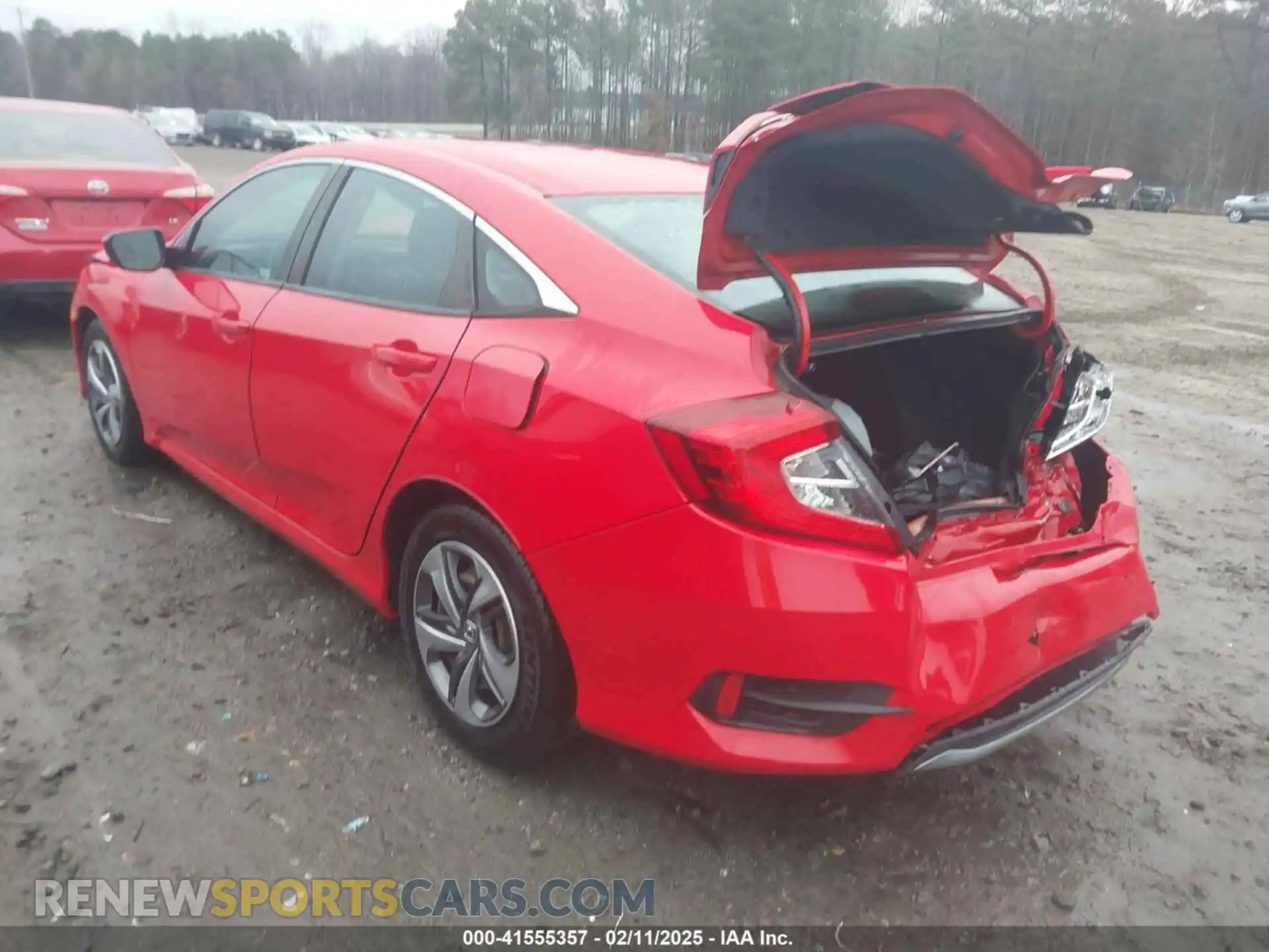 3 Photograph of a damaged car 2HGFC2F67KH593591 HONDA CIVIC 2019