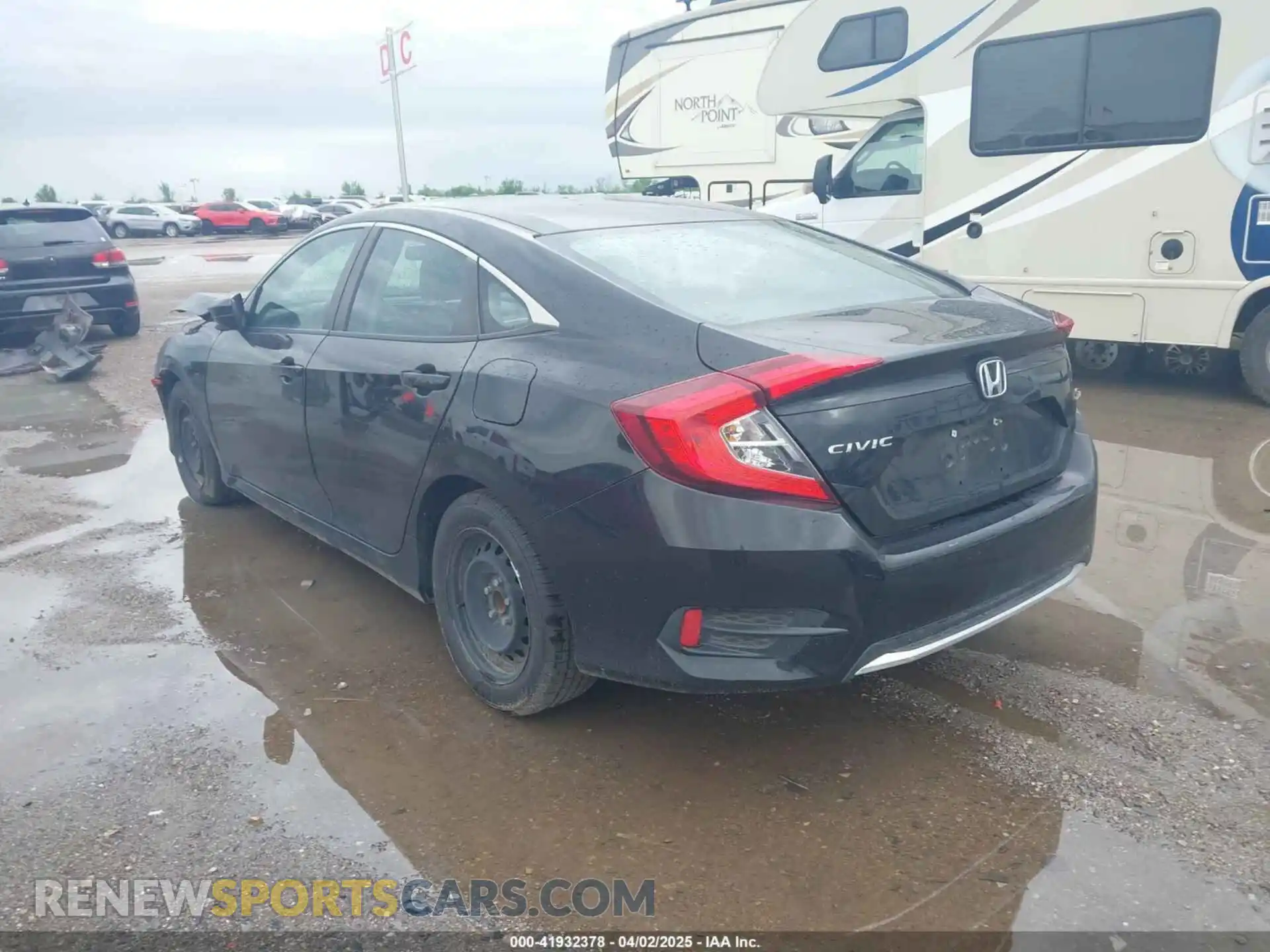 3 Photograph of a damaged car 2HGFC2F68KH536610 HONDA CIVIC 2019