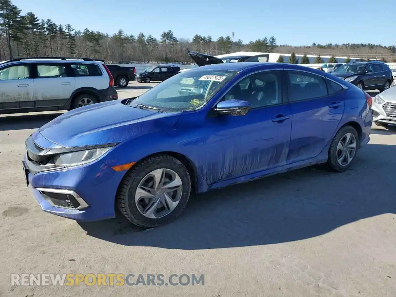 1 Photograph of a damaged car 2HGFC2F68KH540060 HONDA CIVIC 2019