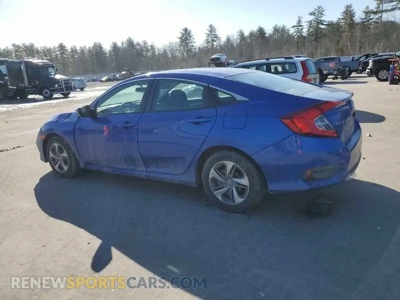 2 Photograph of a damaged car 2HGFC2F68KH540060 HONDA CIVIC 2019