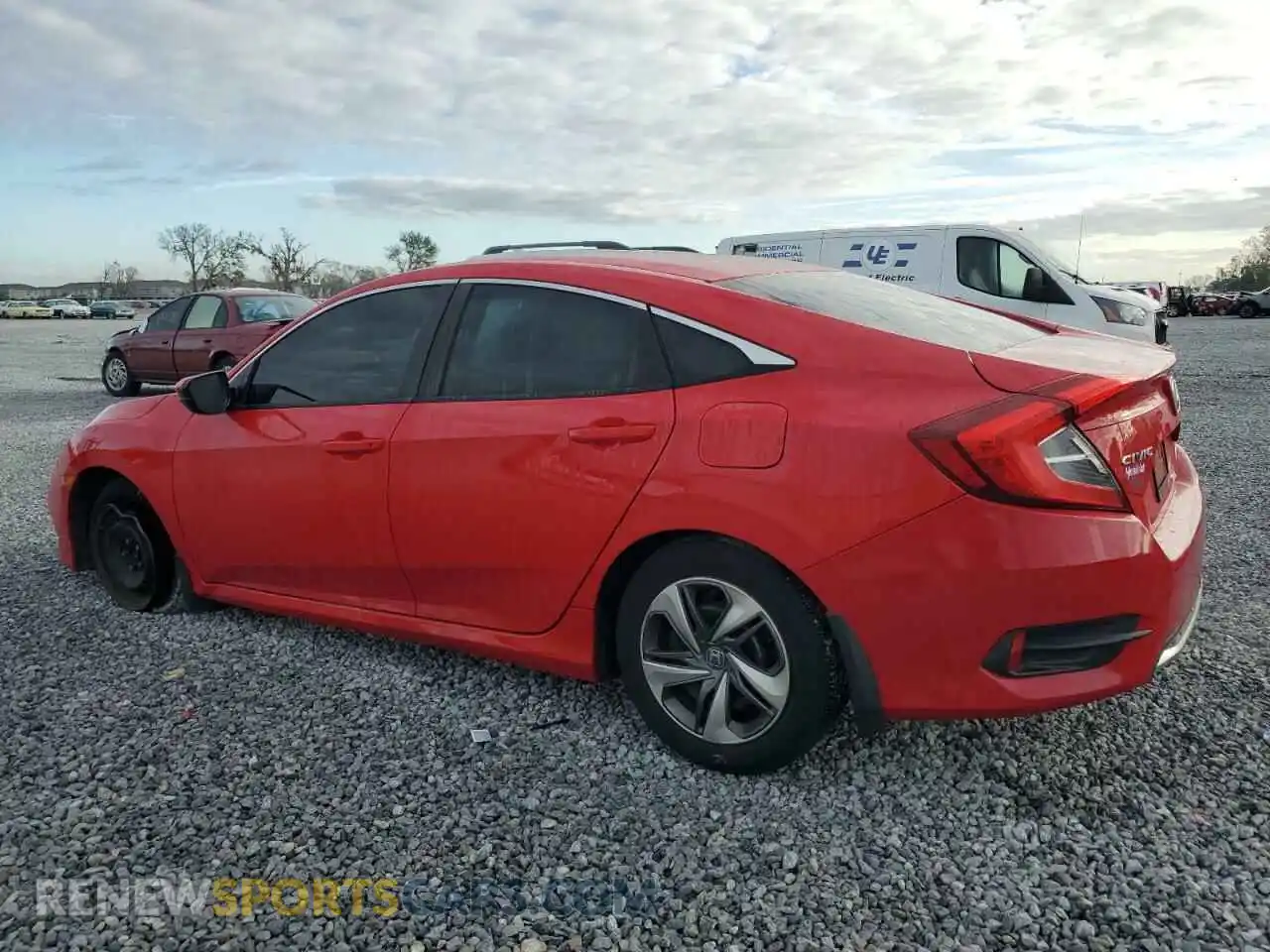 2 Photograph of a damaged car 2HGFC2F68KH551012 HONDA CIVIC 2019