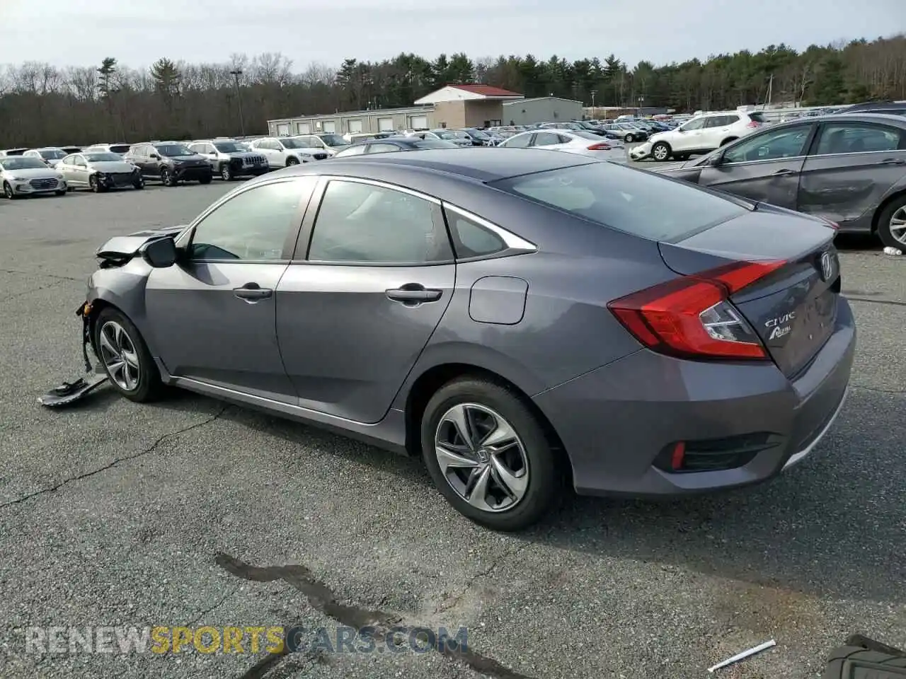 2 Photograph of a damaged car 2HGFC2F68KH566674 HONDA CIVIC 2019