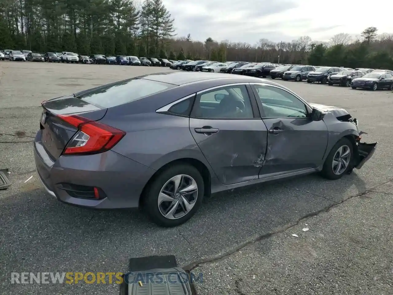 3 Photograph of a damaged car 2HGFC2F68KH566674 HONDA CIVIC 2019