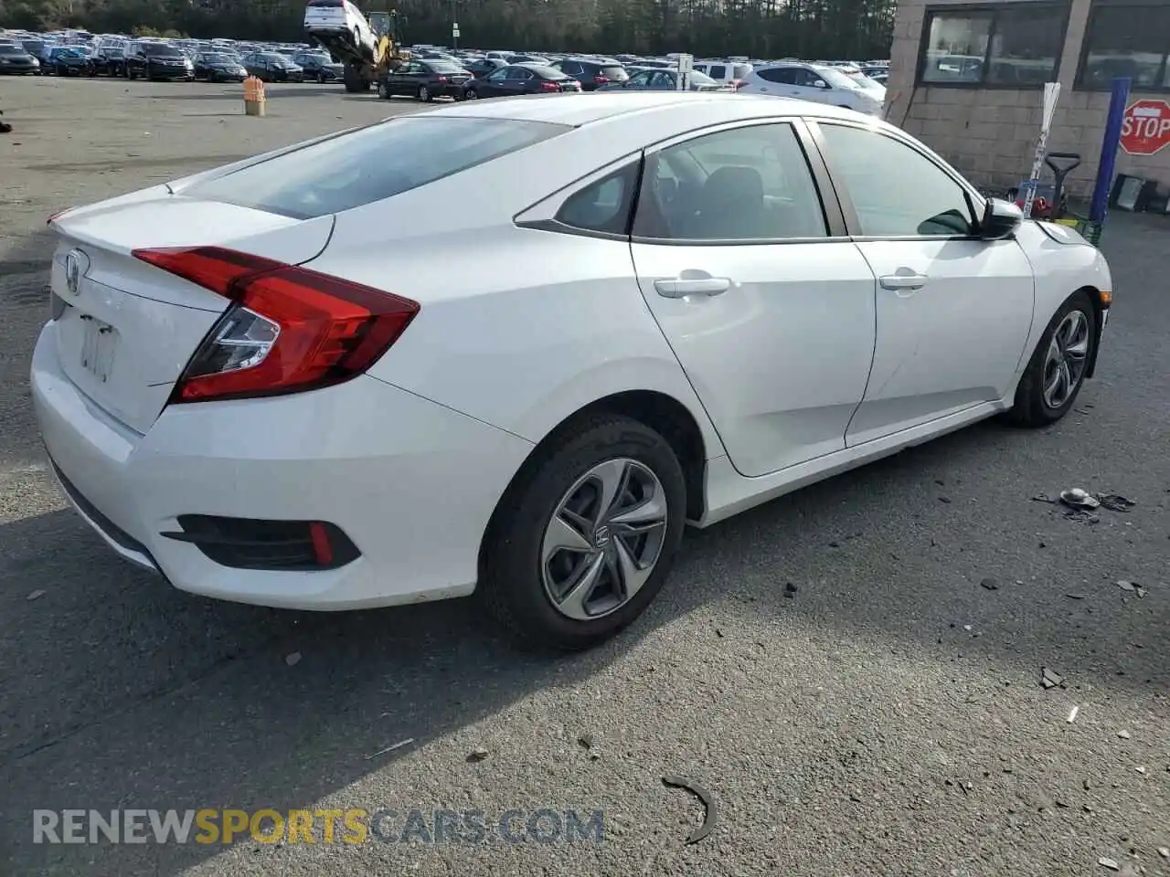 3 Photograph of a damaged car 2HGFC2F68KH584219 HONDA CIVIC 2019